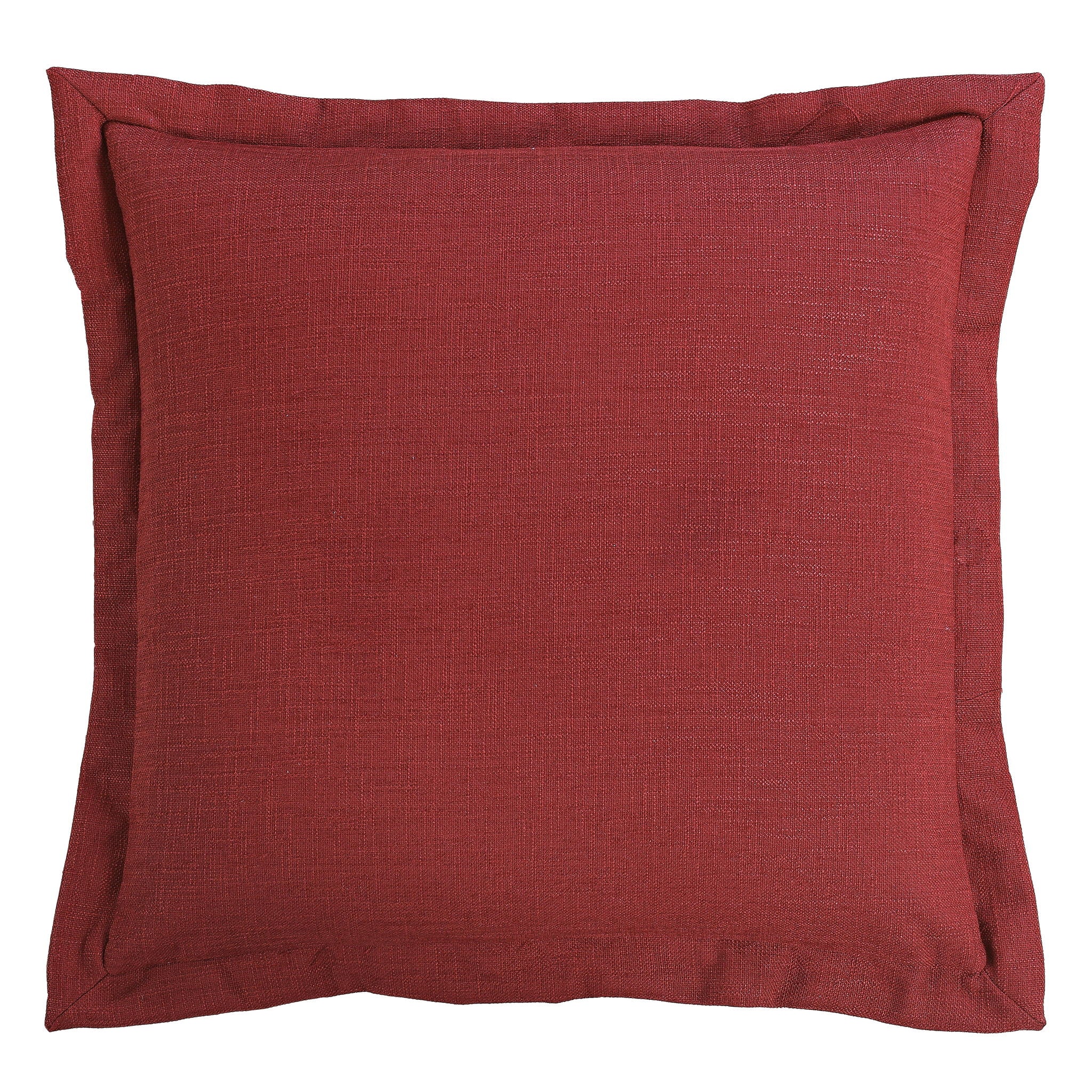Ruidoso - Flanged Euro Sham - Garnet Red