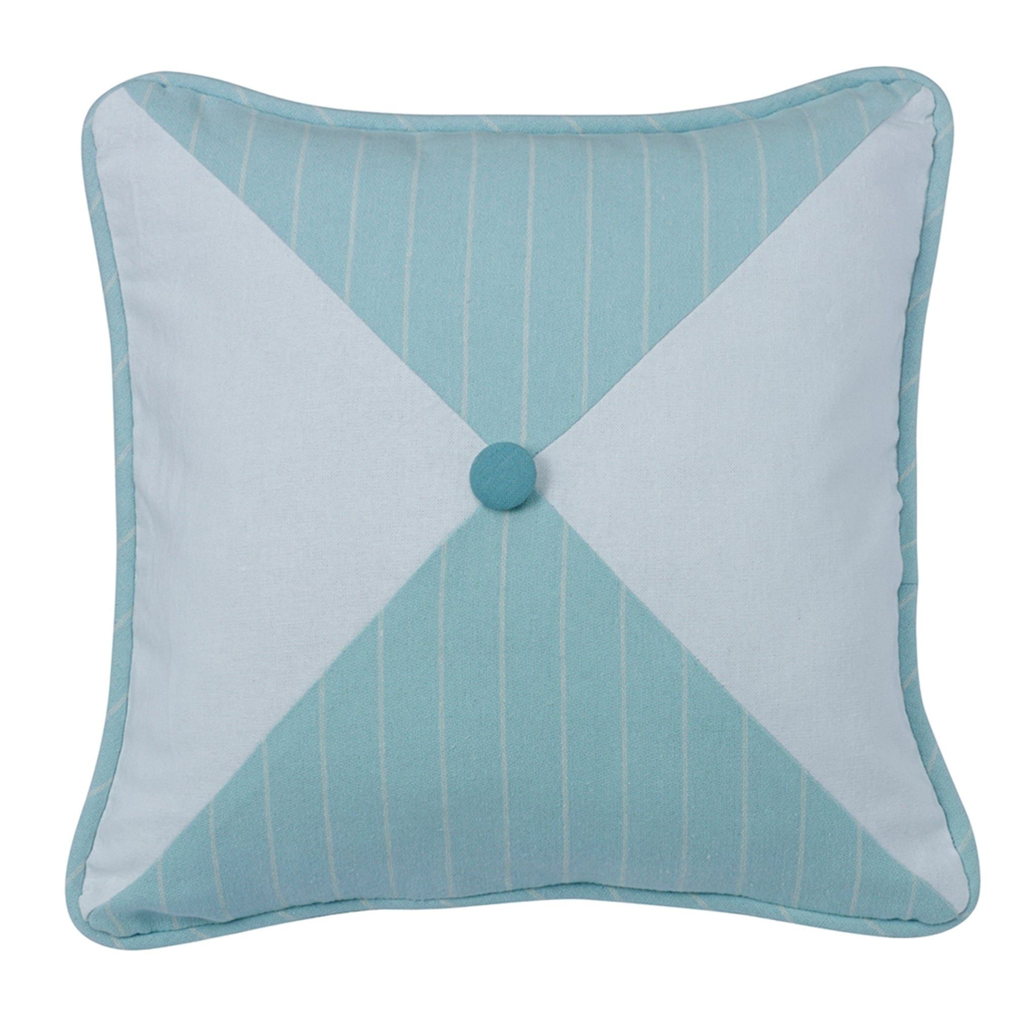 Catalina - Chevron Print Striped Reversed Pillow - Multi
