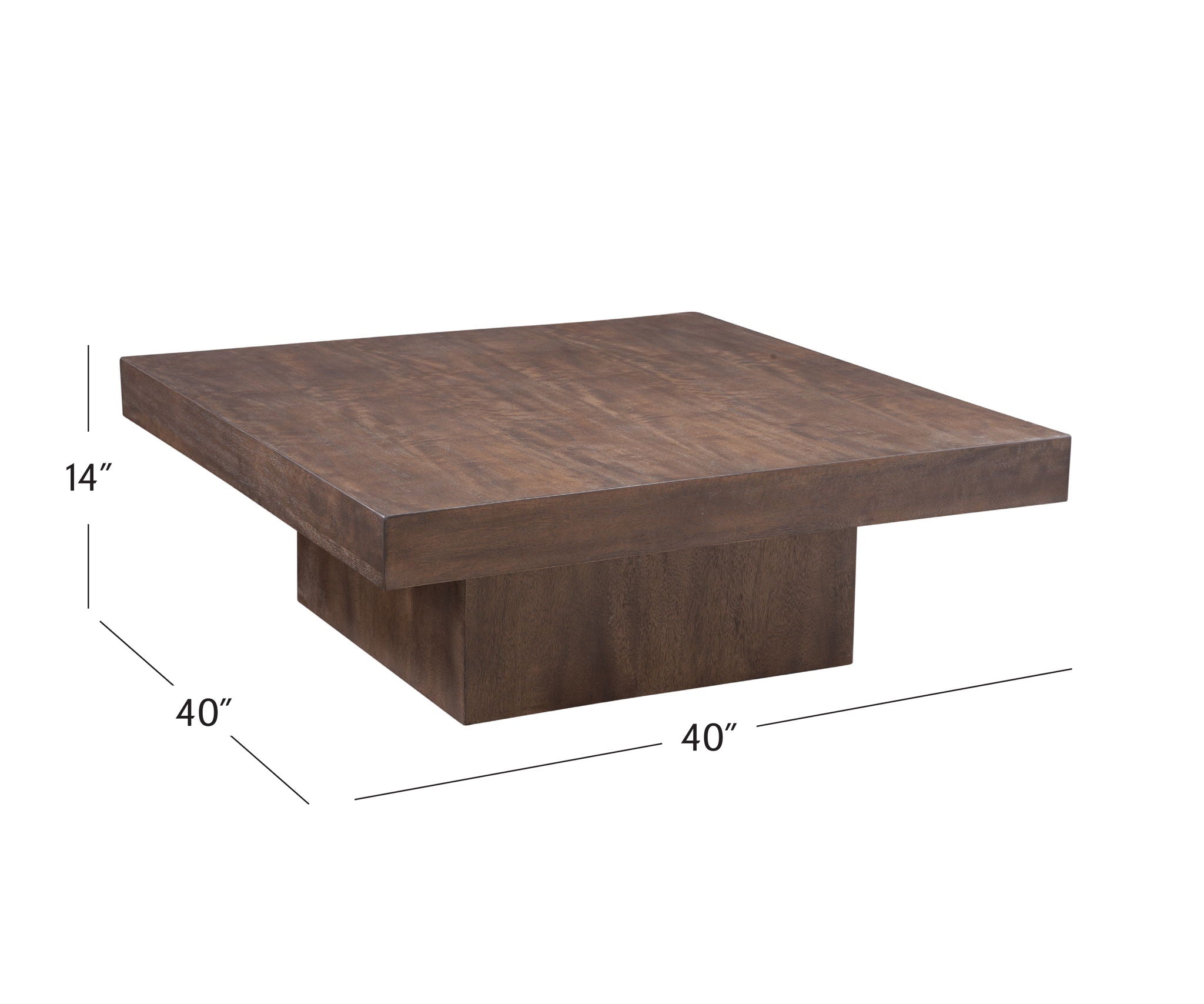 Padula - Oak Cocktail Table - Brown