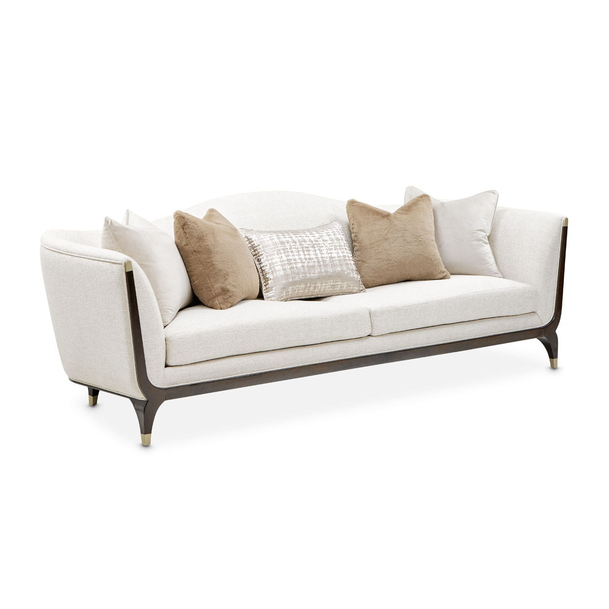 Paris Chic - Sofa - Cremini / Espresso