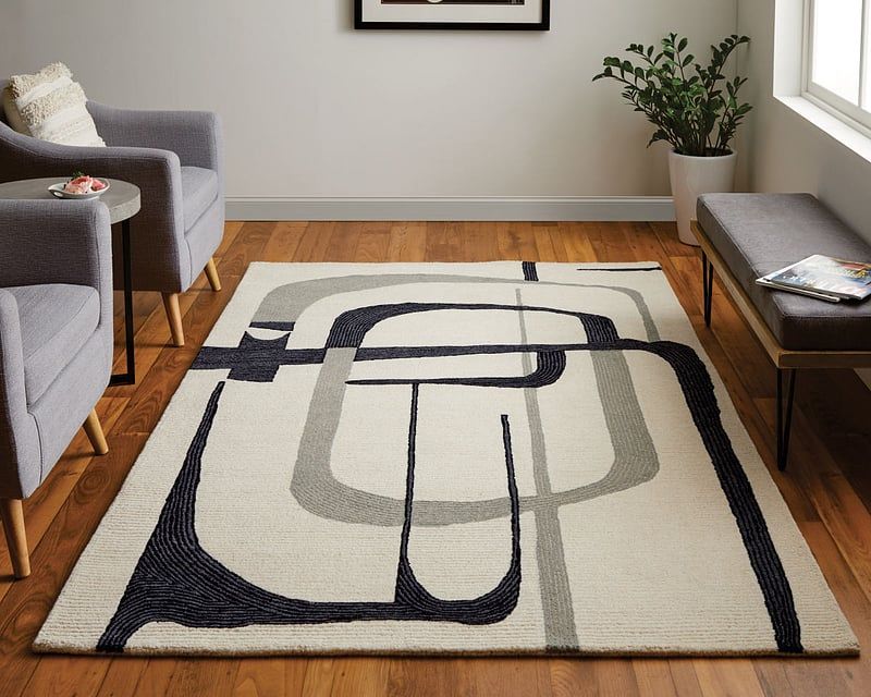 MAGUIRE Collection - 8905F Ivory/Black