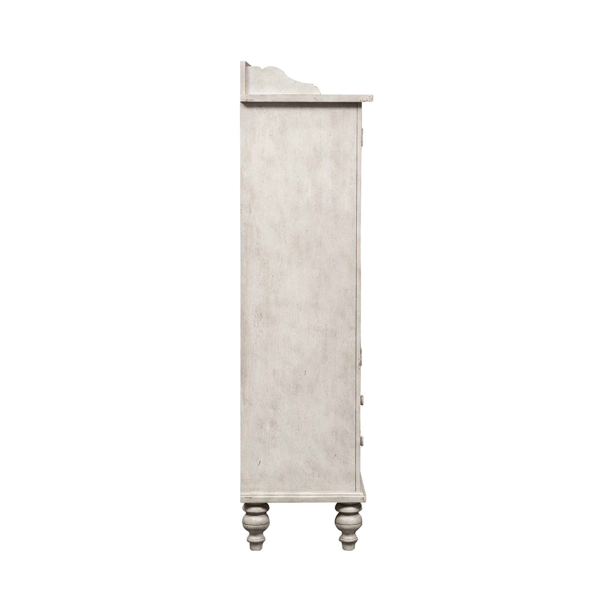 Whitney - Display Cabinet - Antique Linen / Weathered Gray