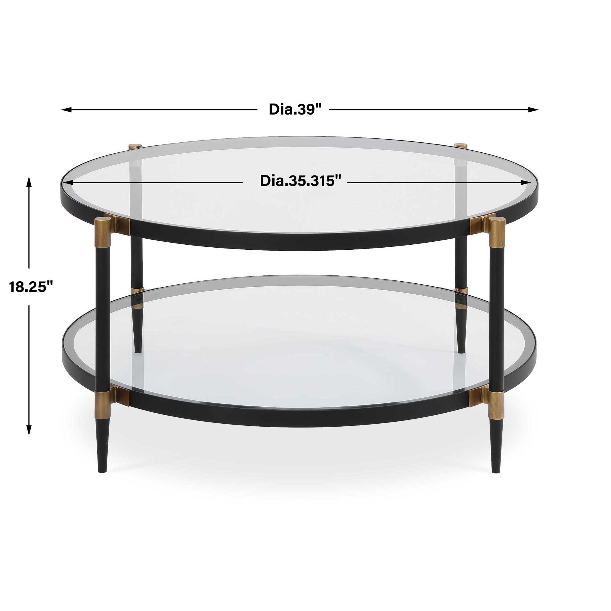 Chadid - Round Glass Table