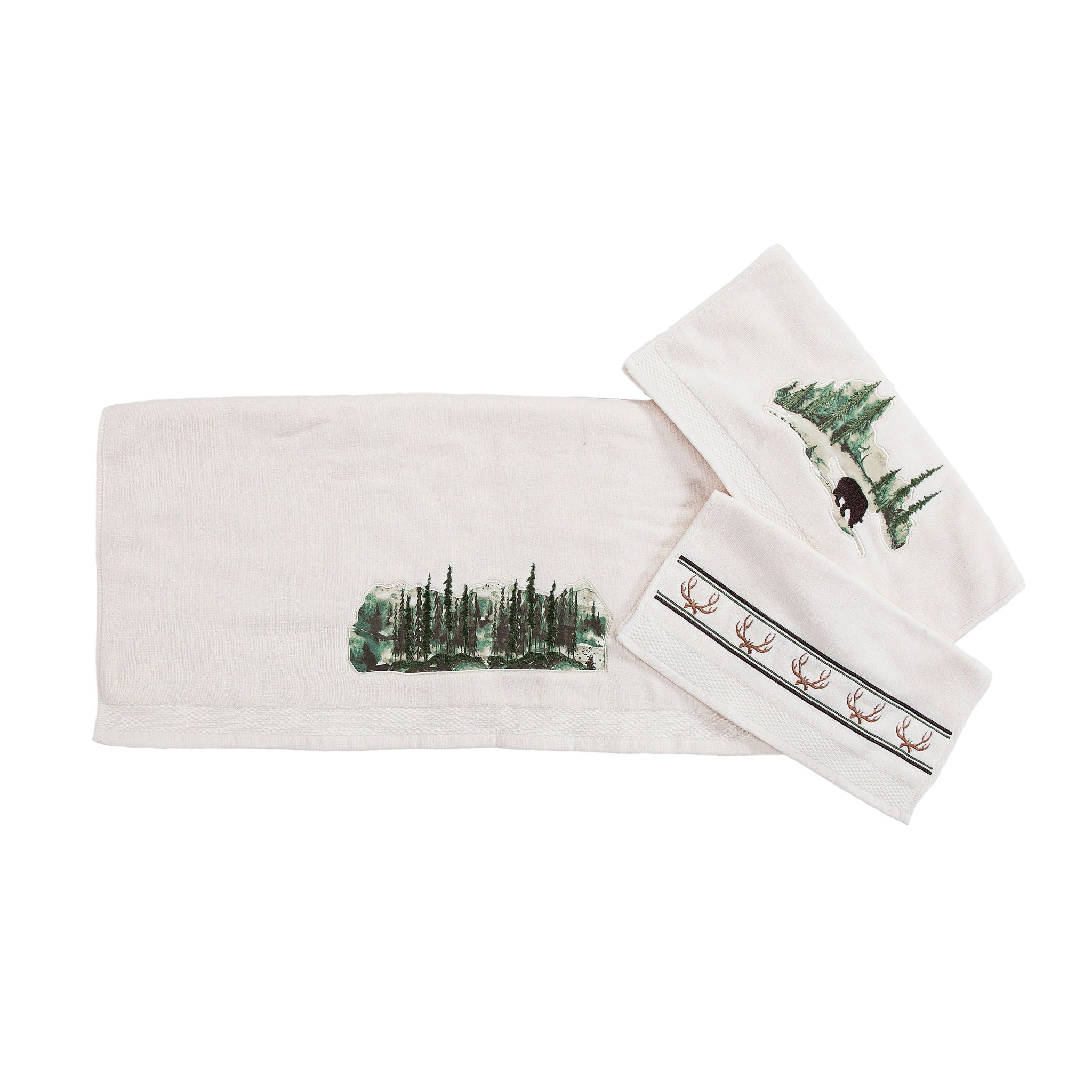 Joshua - Towel Set (Set of 3), 2 Per Carton - Cream