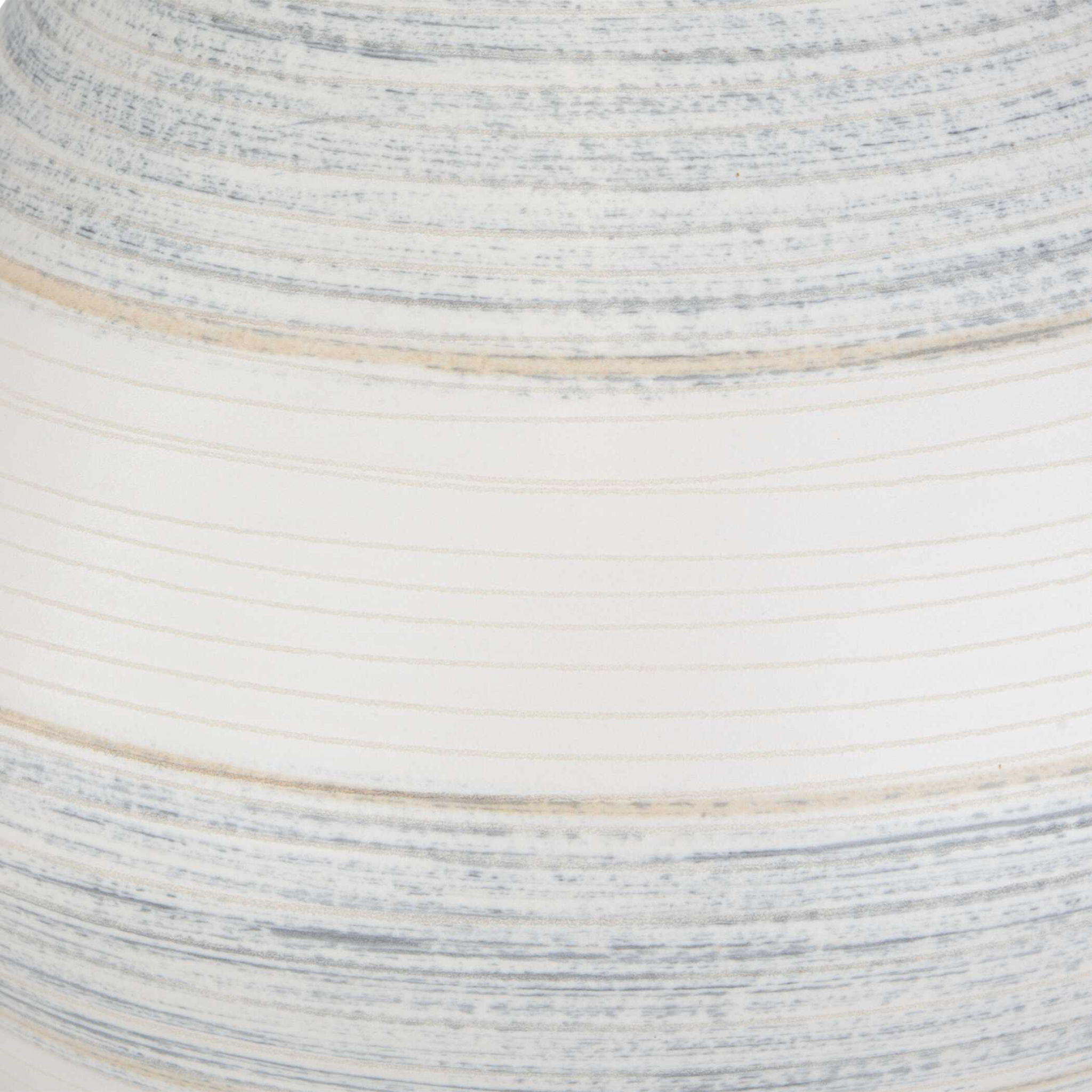 Potter - Table Lamp - Striped Ivory Blue