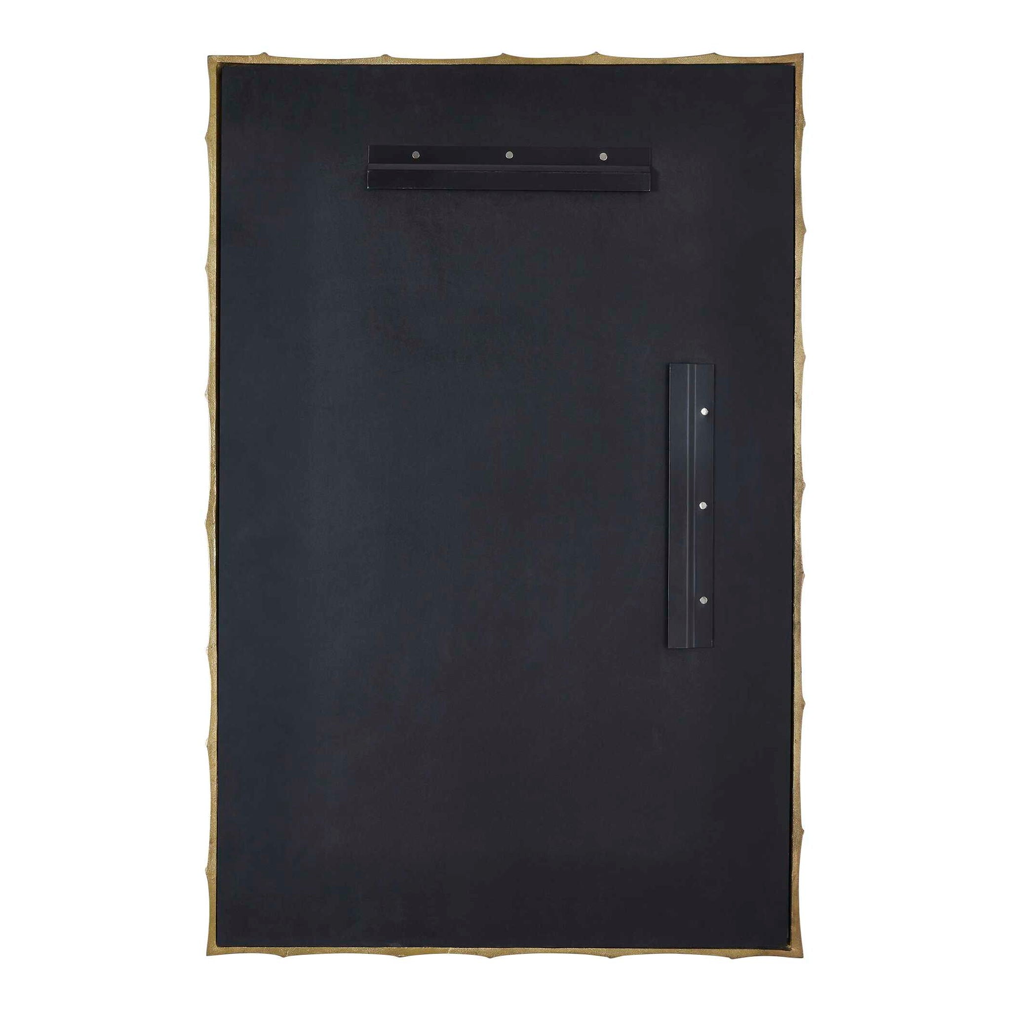 Brass Bamboo - Rectangle Mirror - Brass / Gold