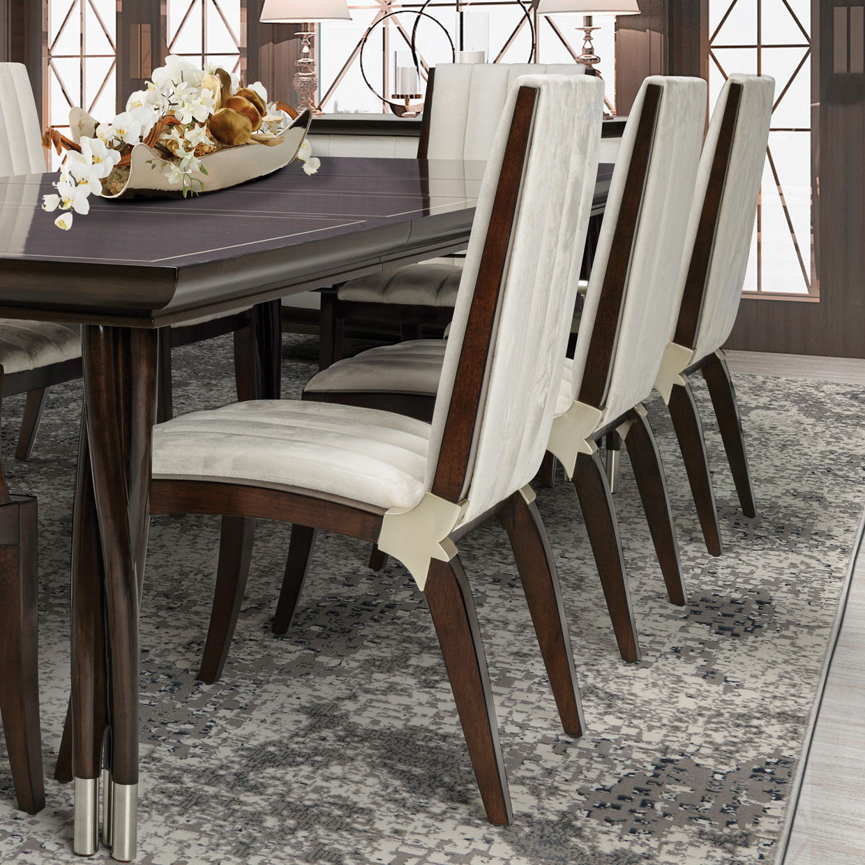 Paris Chic - Dining Side Chair - Espresso Brown