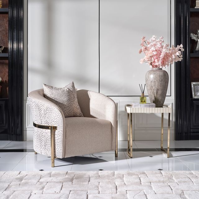 Lisbon - Side Table - Silken Matte Cream
