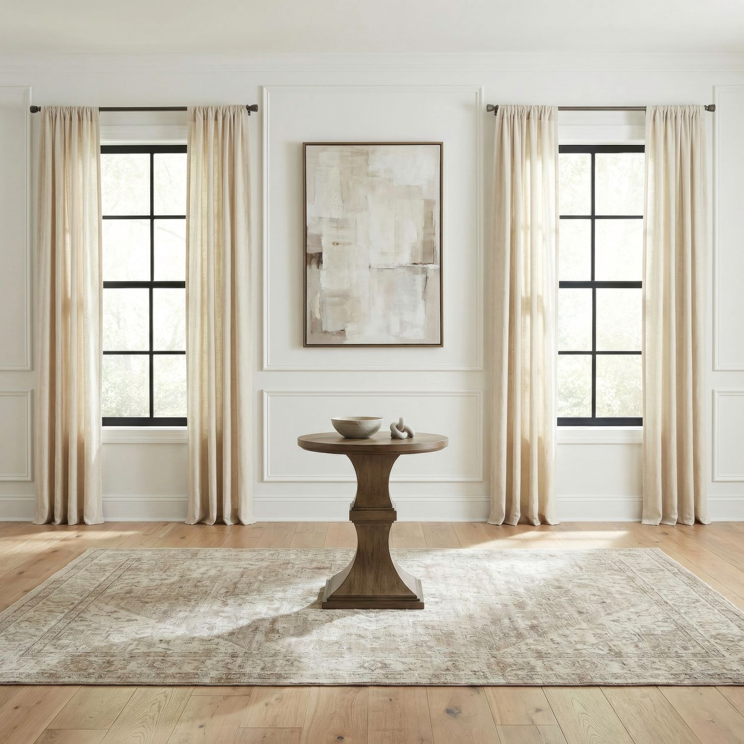 Artisan Home - Round Chairside Table - Sienna Stone