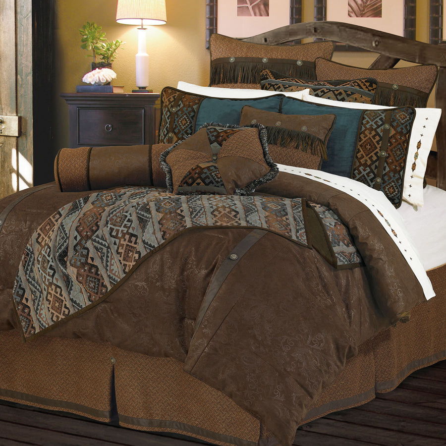 Del Rio - Twin Comforter Set (Set of 4) - Brown