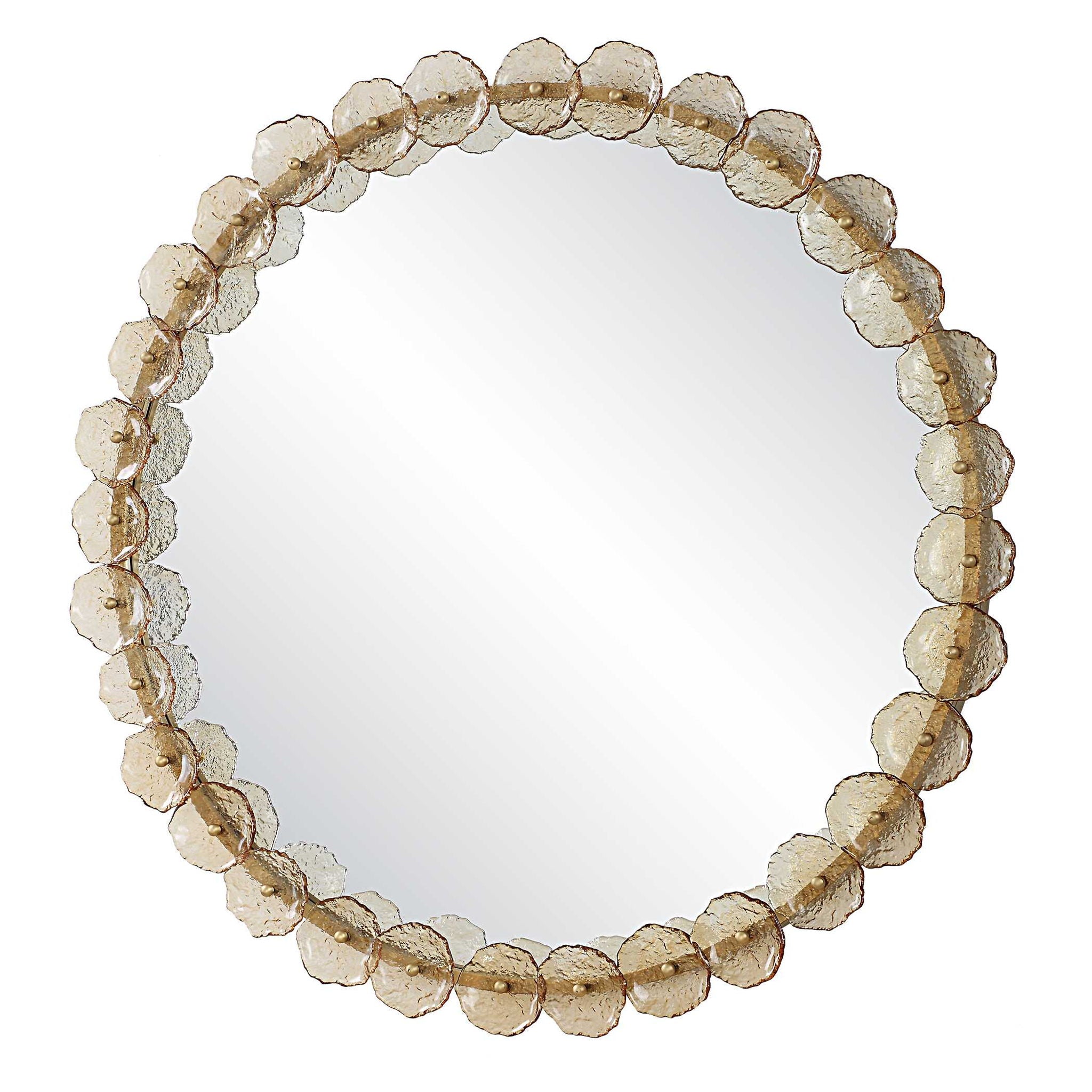 Nolina - Round Mirror - Gold