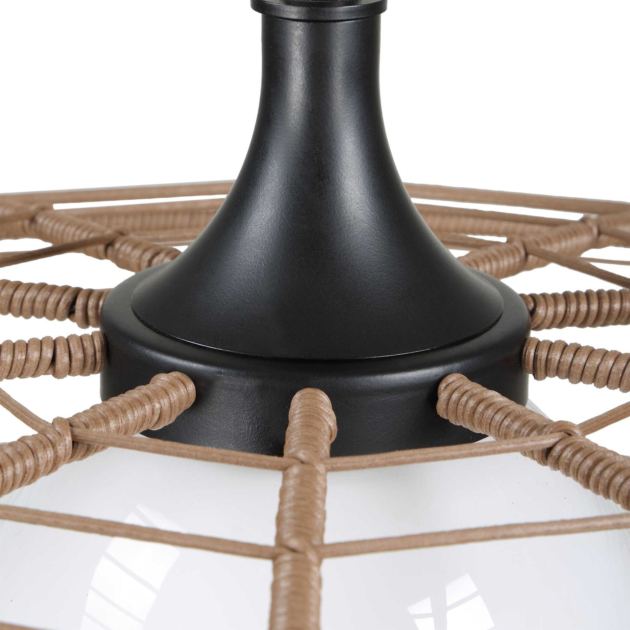 Lakeside - Indoor-Outdoor 1 Light Pendant - Black