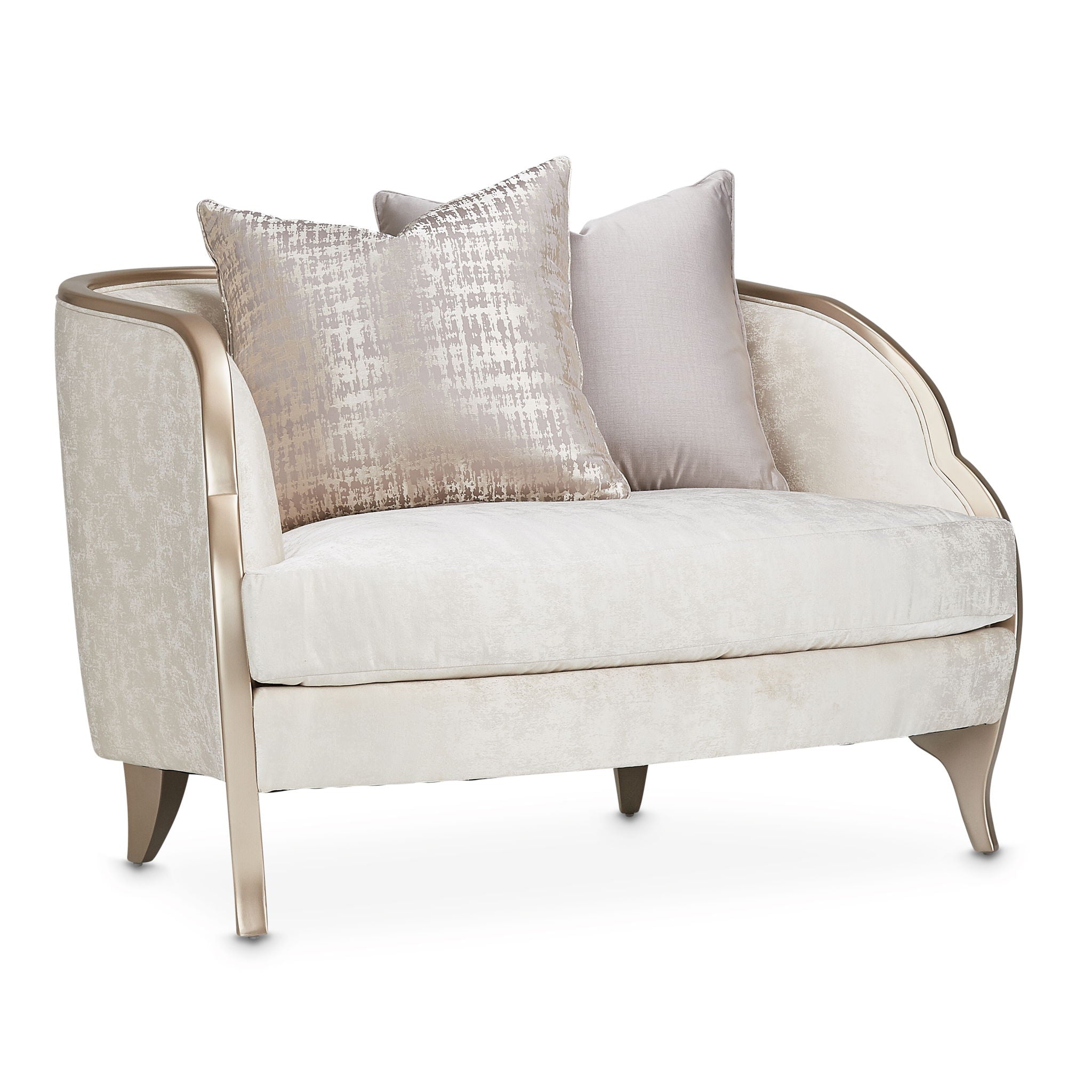 Malibu Crest - Chair And Half - Cloud White / Chardonnay