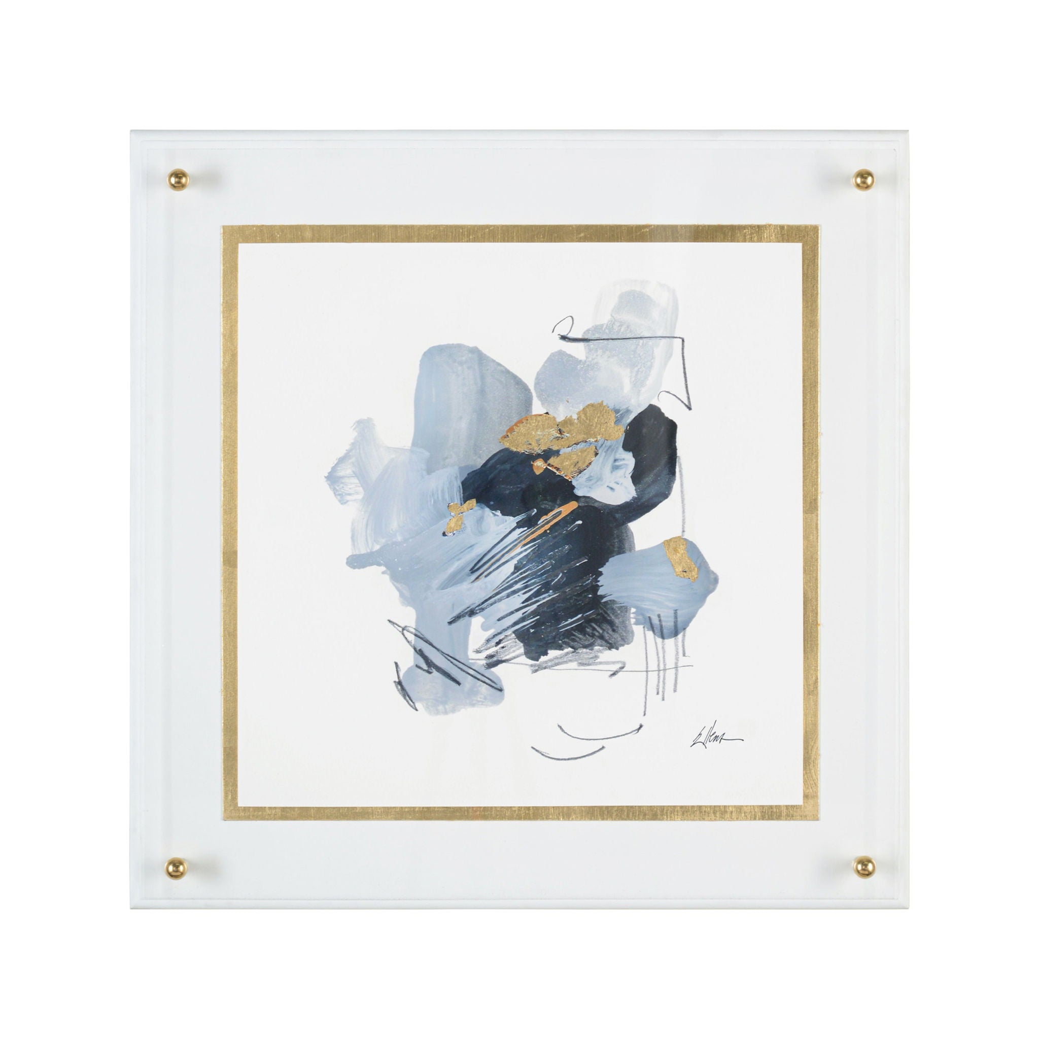 Jackie Ellens' Black, Grey, And Gold II