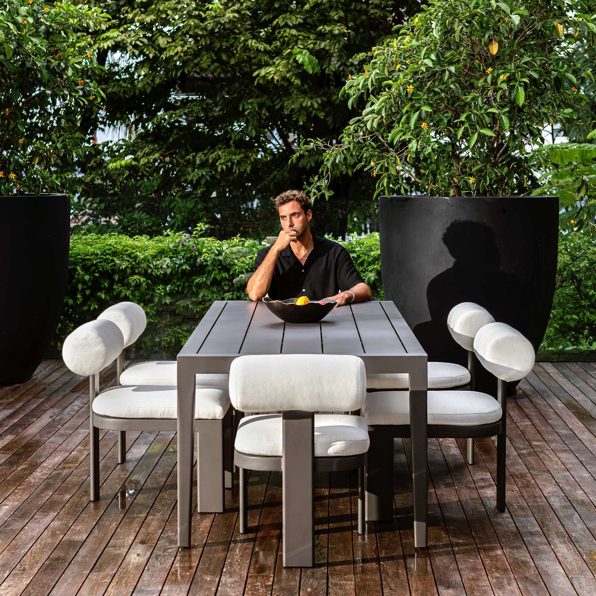 Bolster Back - Outdoor Dining Chair