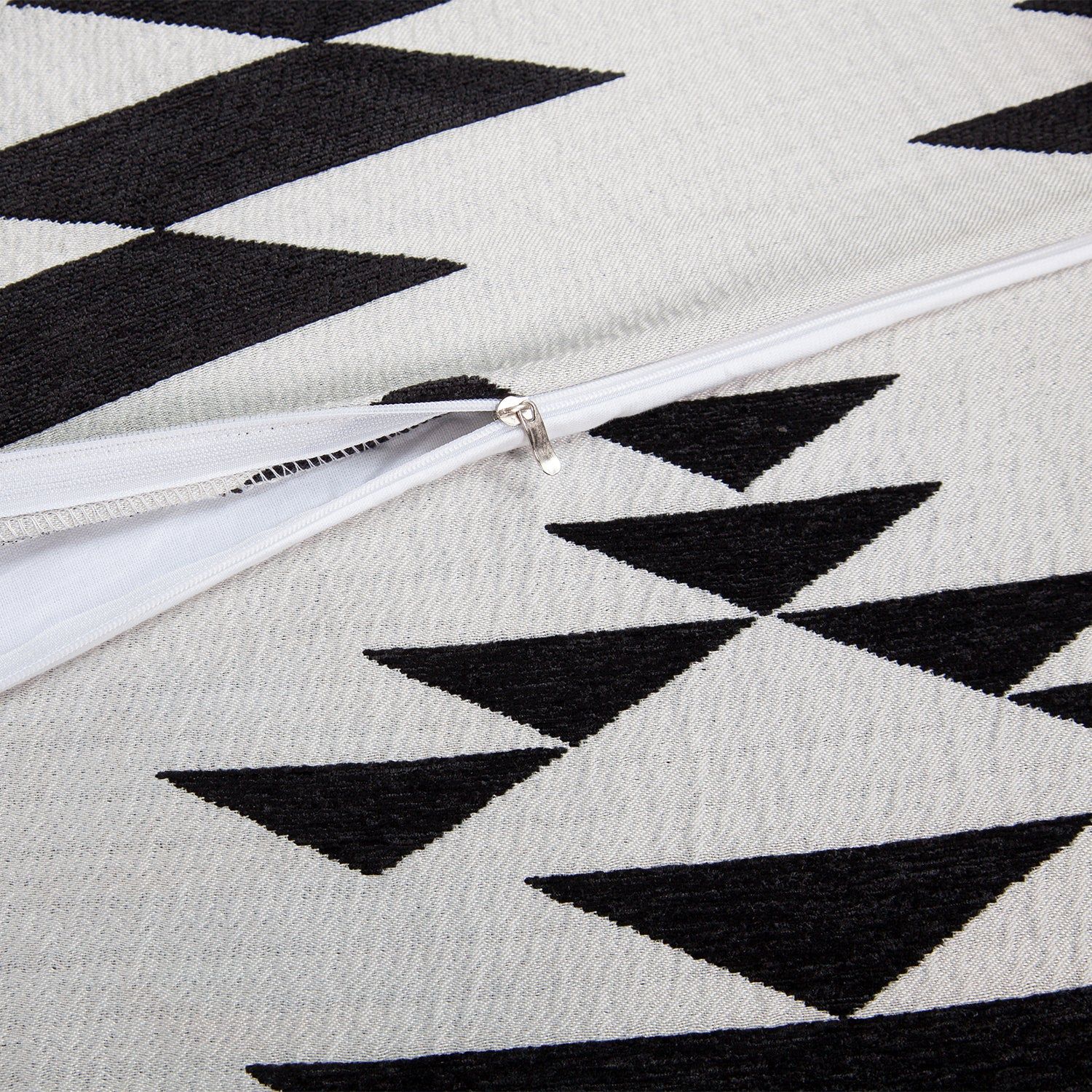 Amelia - Queen Aztec Comforter Set (Set of 3) - Black / White