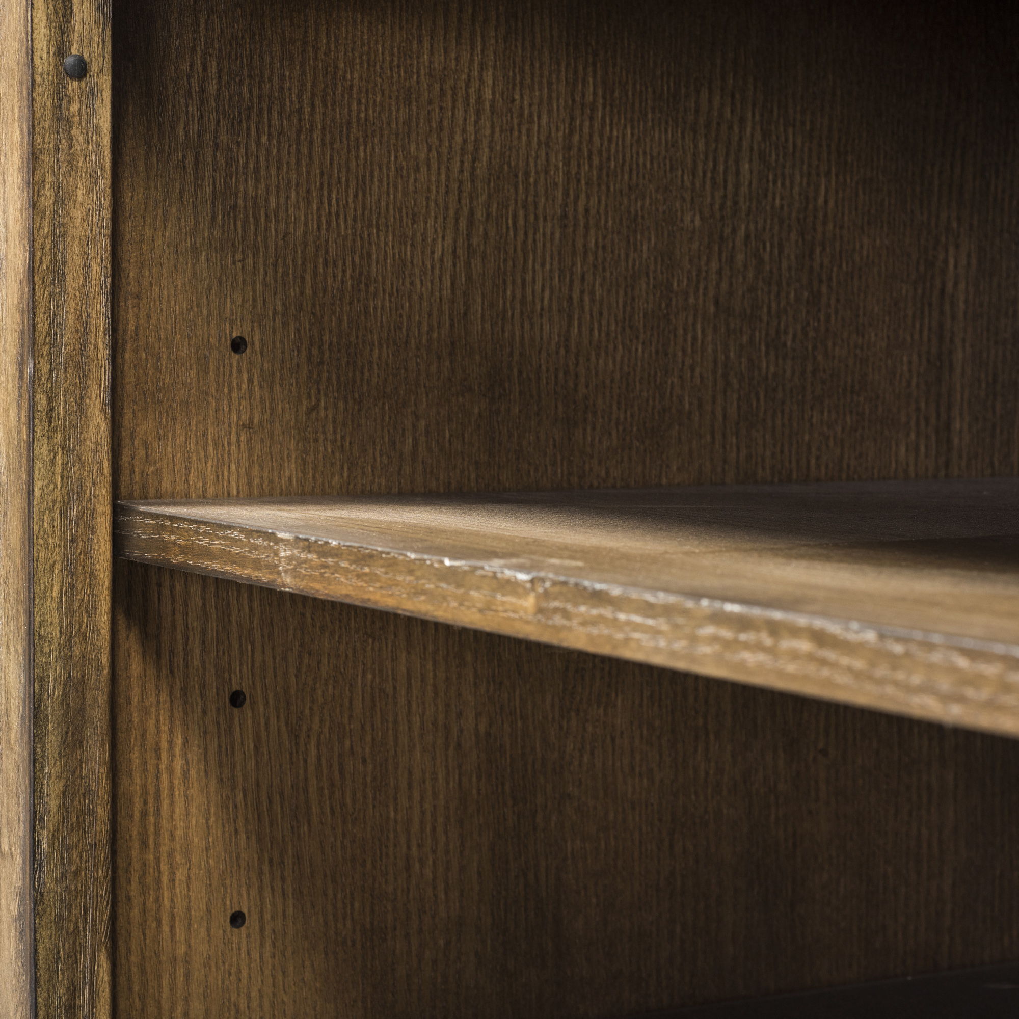 Stone Brook - Computer Credenza - Rustic Saddle