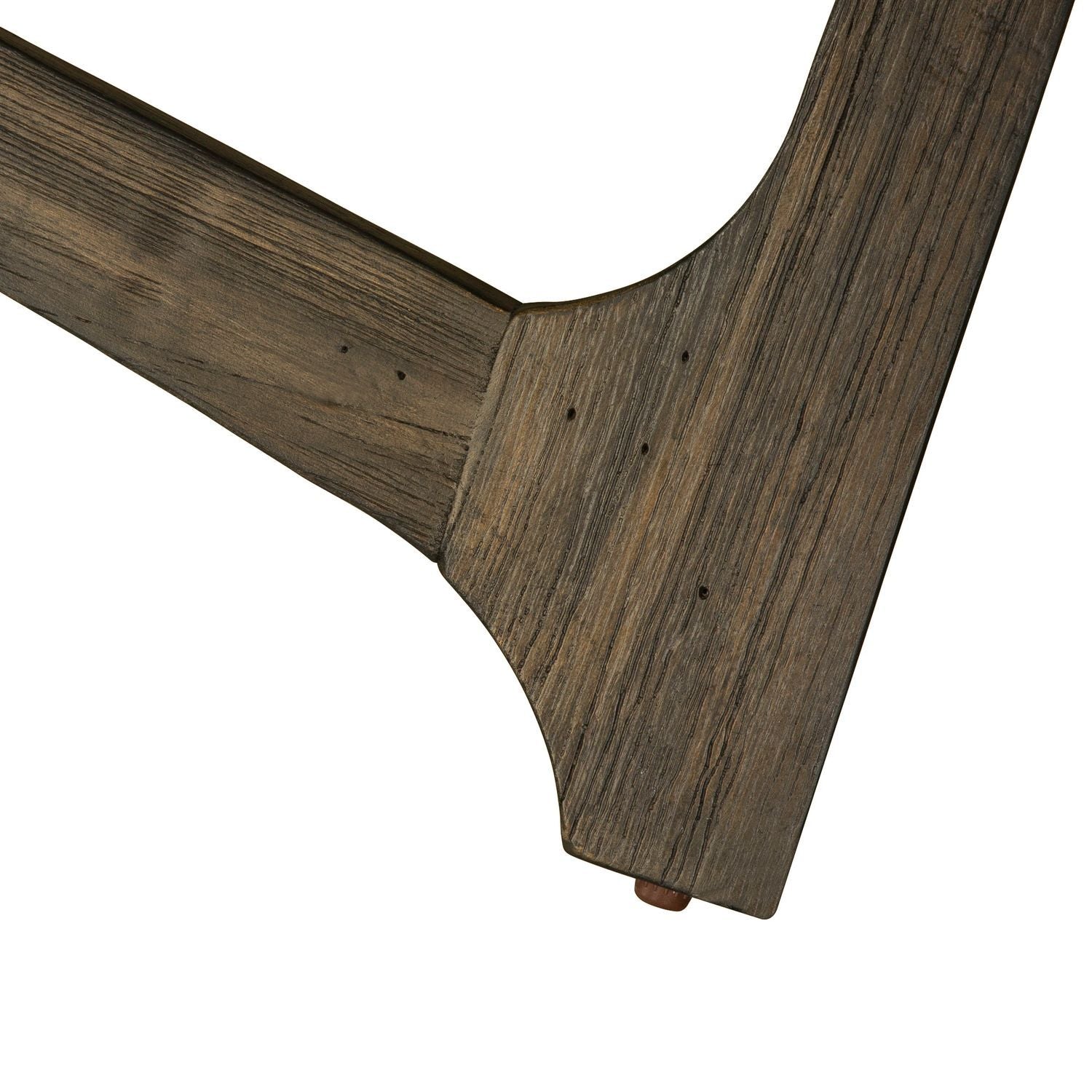 Cascade - Oval Cocktail Table - Wirebrush Rustic Brown