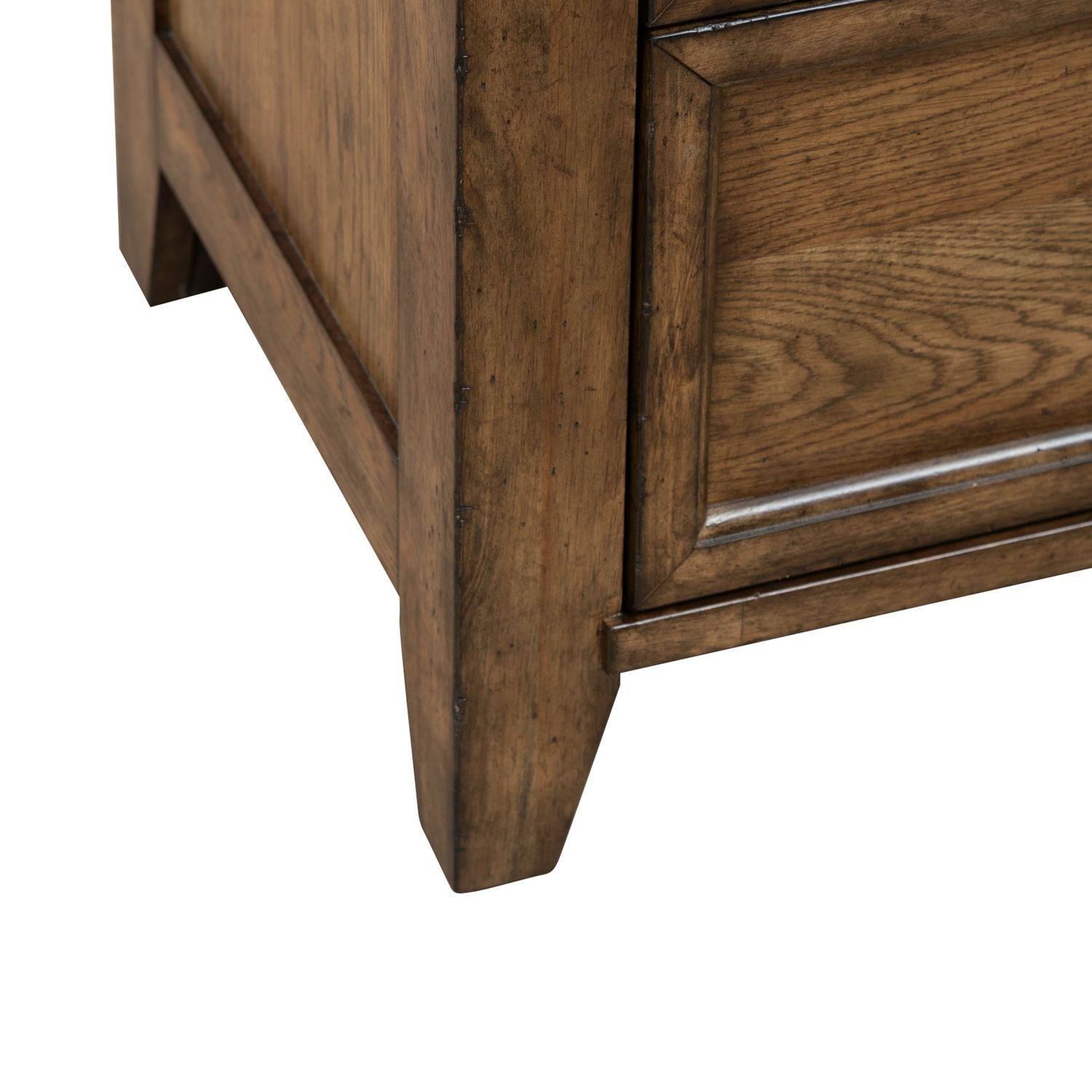 Carolina Park - 7 Drawer Dresser - Amber Brown