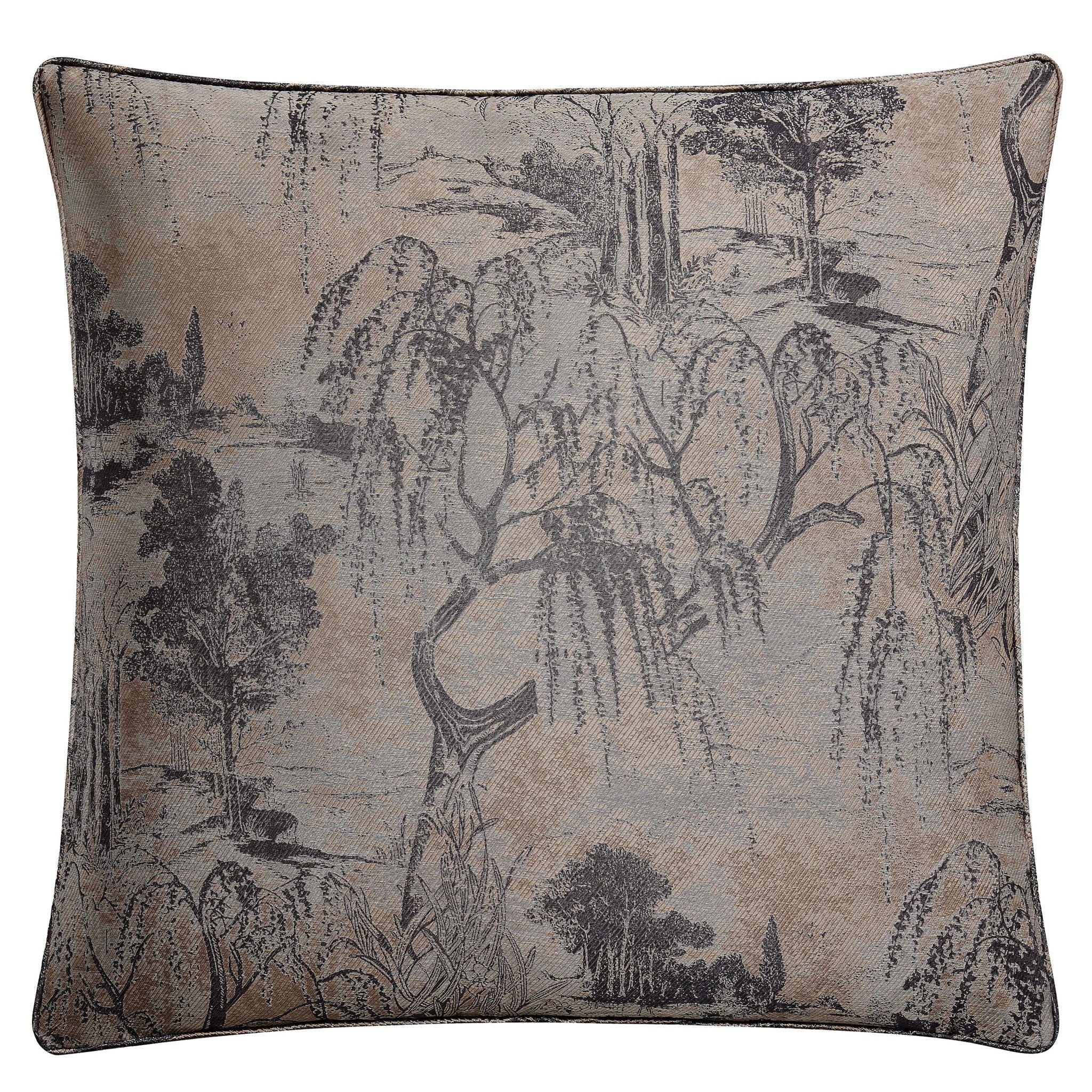 Pastoral Jacquard - Euro Sham - Rose Gold