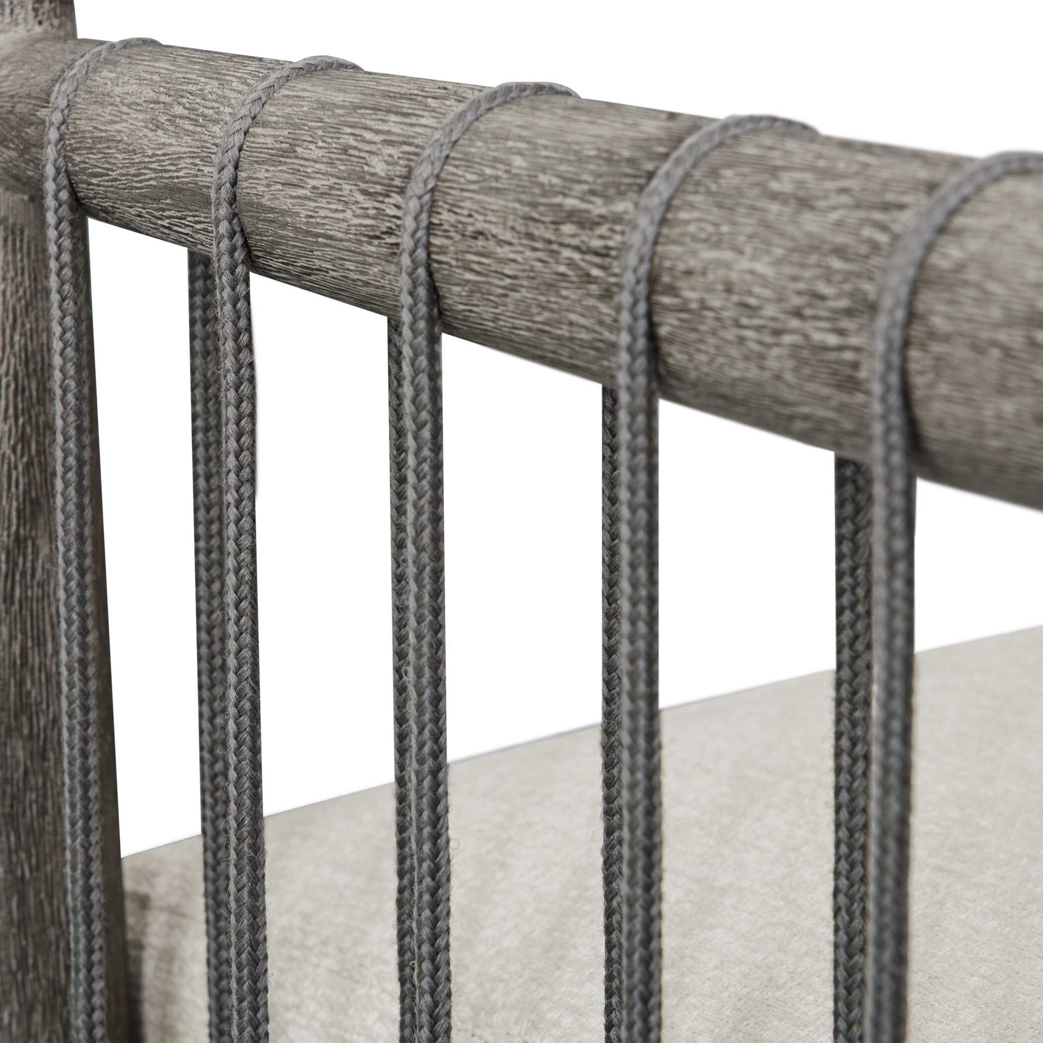 Borneo - Outdoor Dining Chair - White / Dark Gray