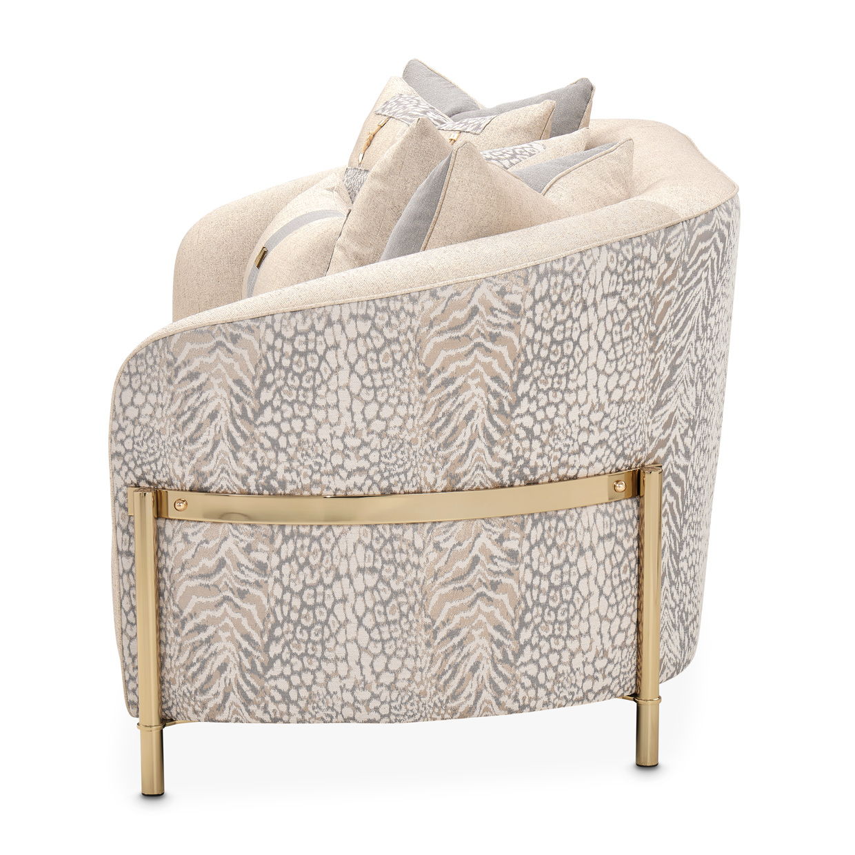 Lisbon - Loveseat - Opal / Gold