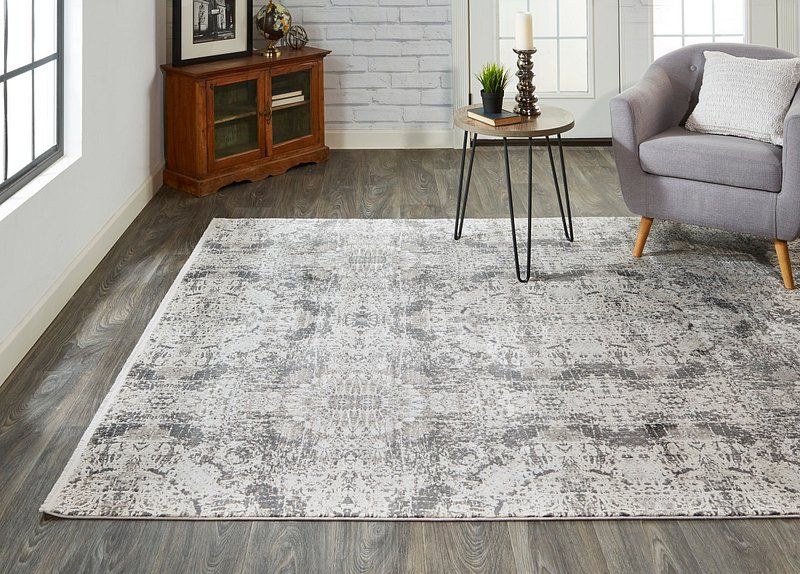 CADIZ Collection - 3989F Light Gray/Black