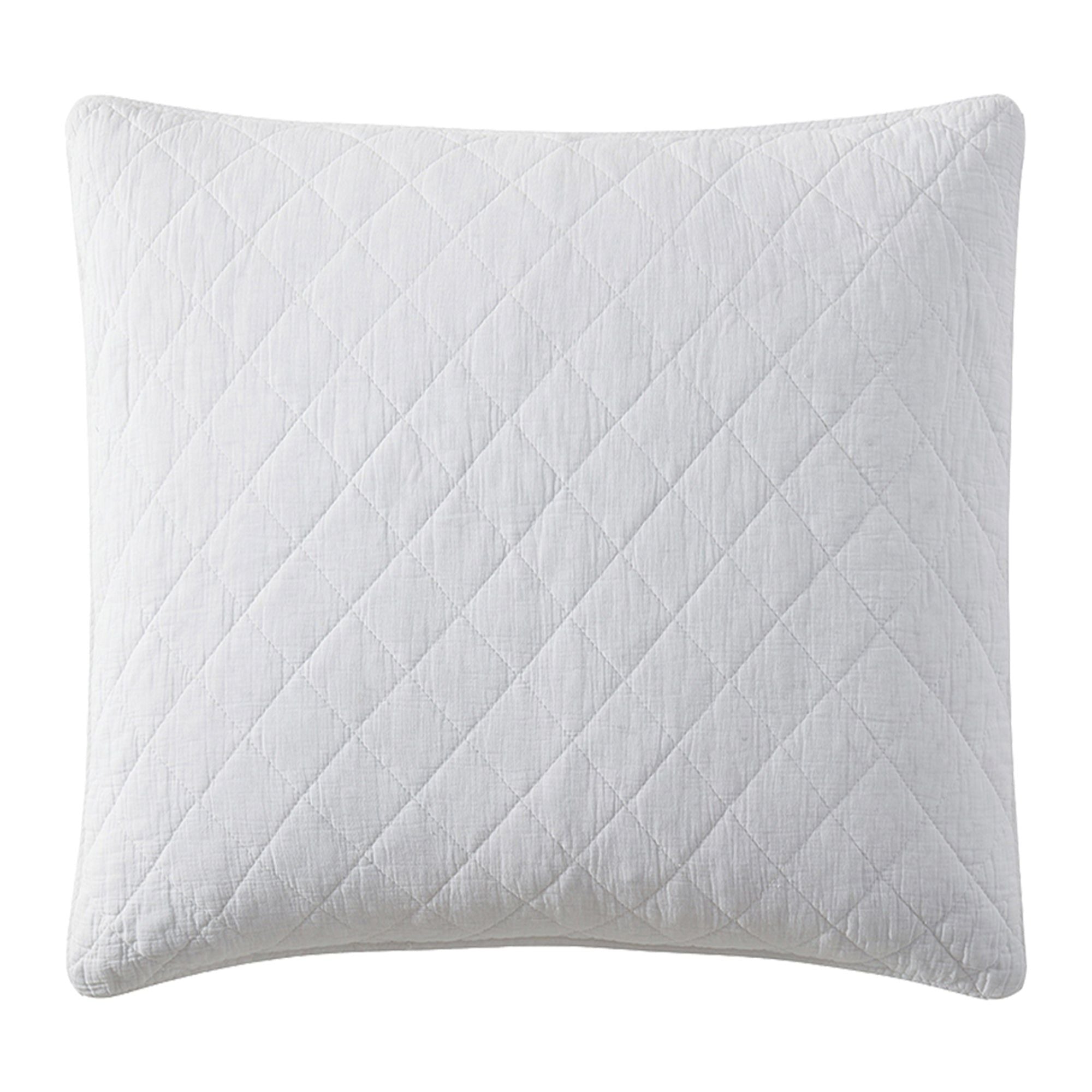 Cotton Gauze - Stonewashed Euro Sham - Vintage White
