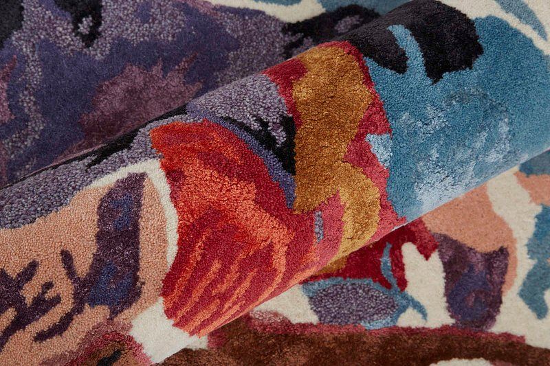 DAFNEY Collection - 8863F Red/Multi