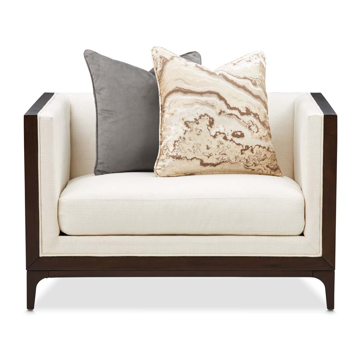 Belmont Place - Matching Chair - Cream / Espresso