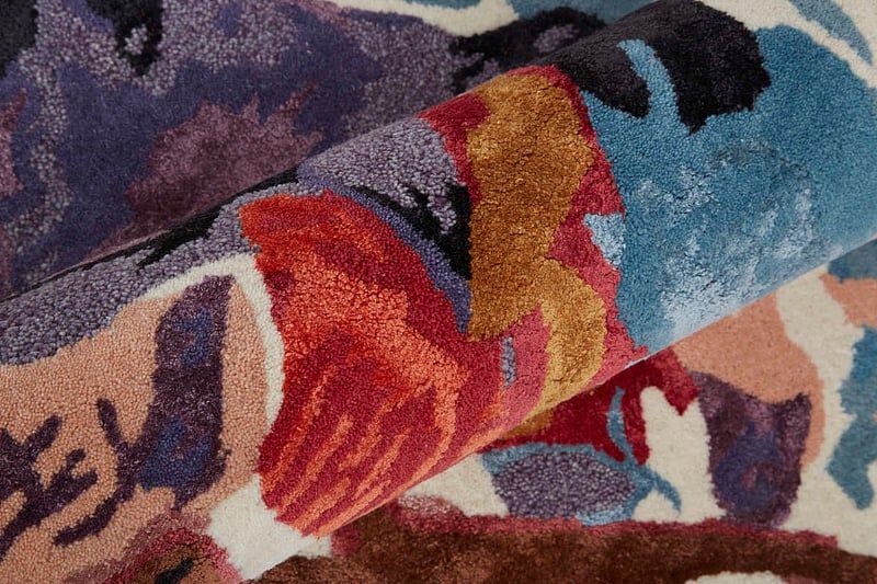 DAFNEY Collection - 8863F Red/Multi