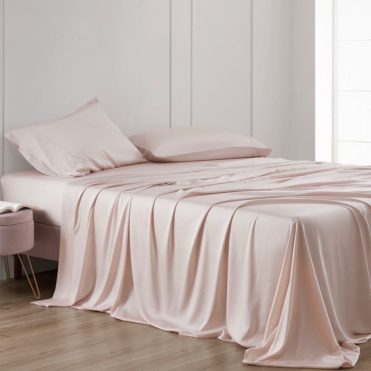 Lyocell - Queen Eucalyptus Sheet Set (Set of 4) - Blush