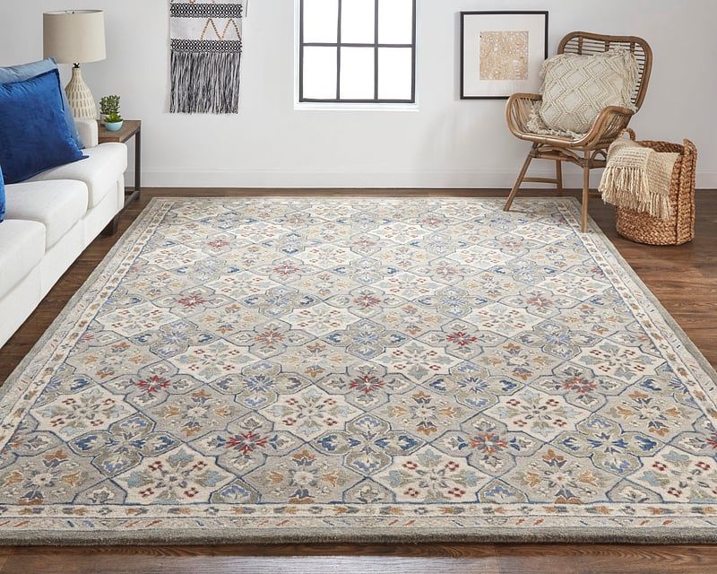 RYLAN Collection - 8638F Gray/Multi