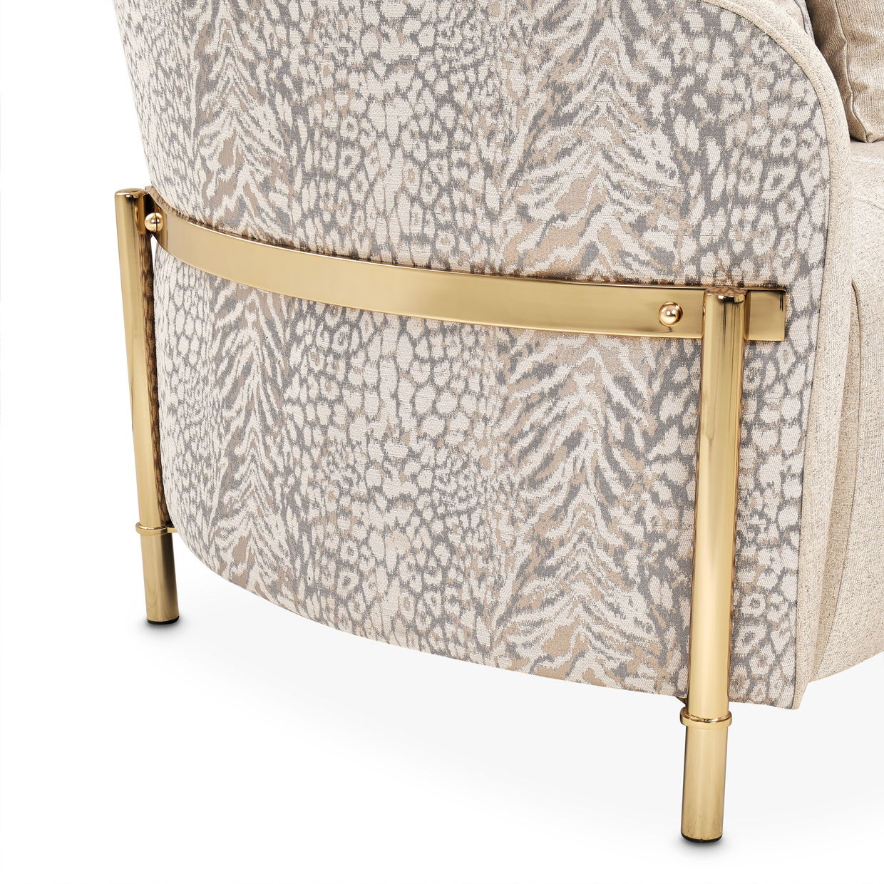 Lisbon - Loveseat - Opal / Gold