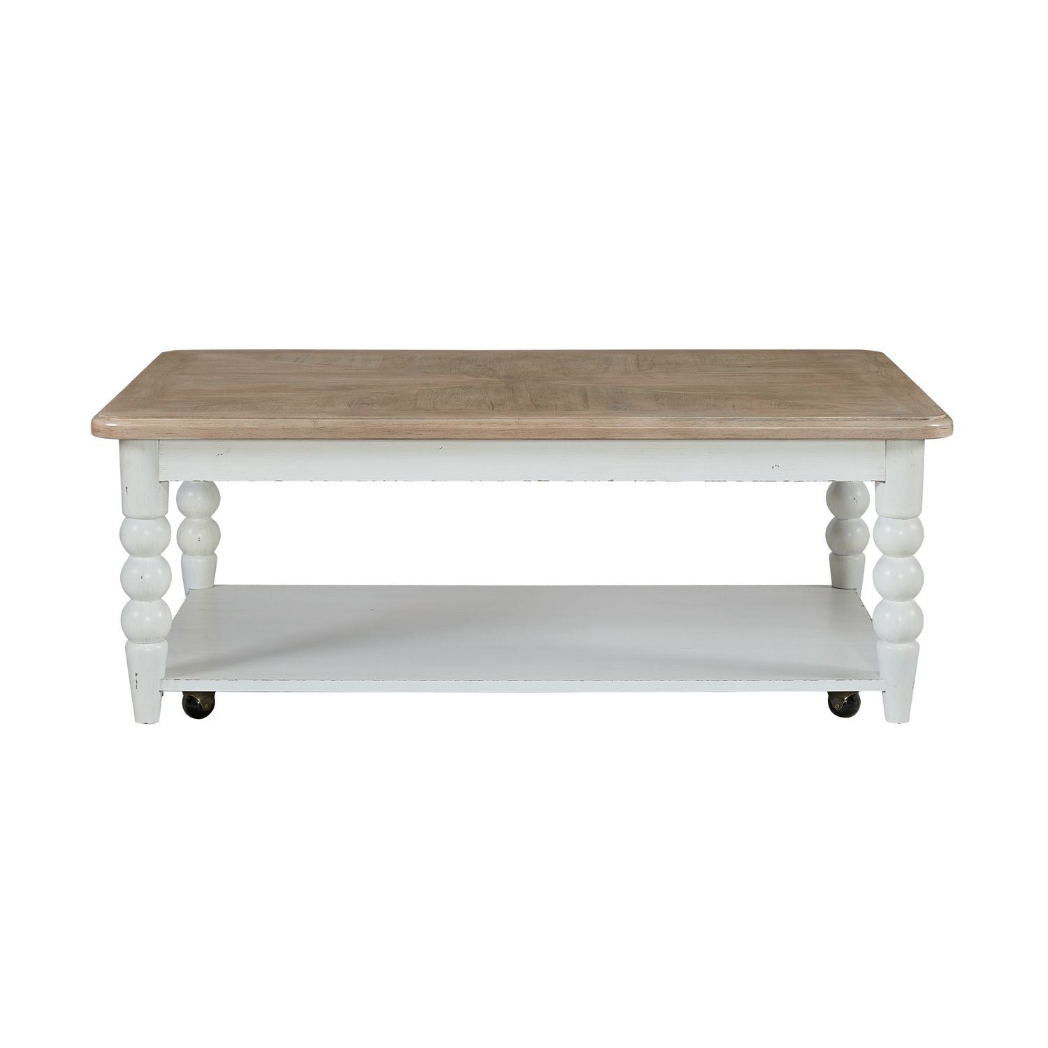 Turnberry Park - Rectangular Cocktail Table - Washed White