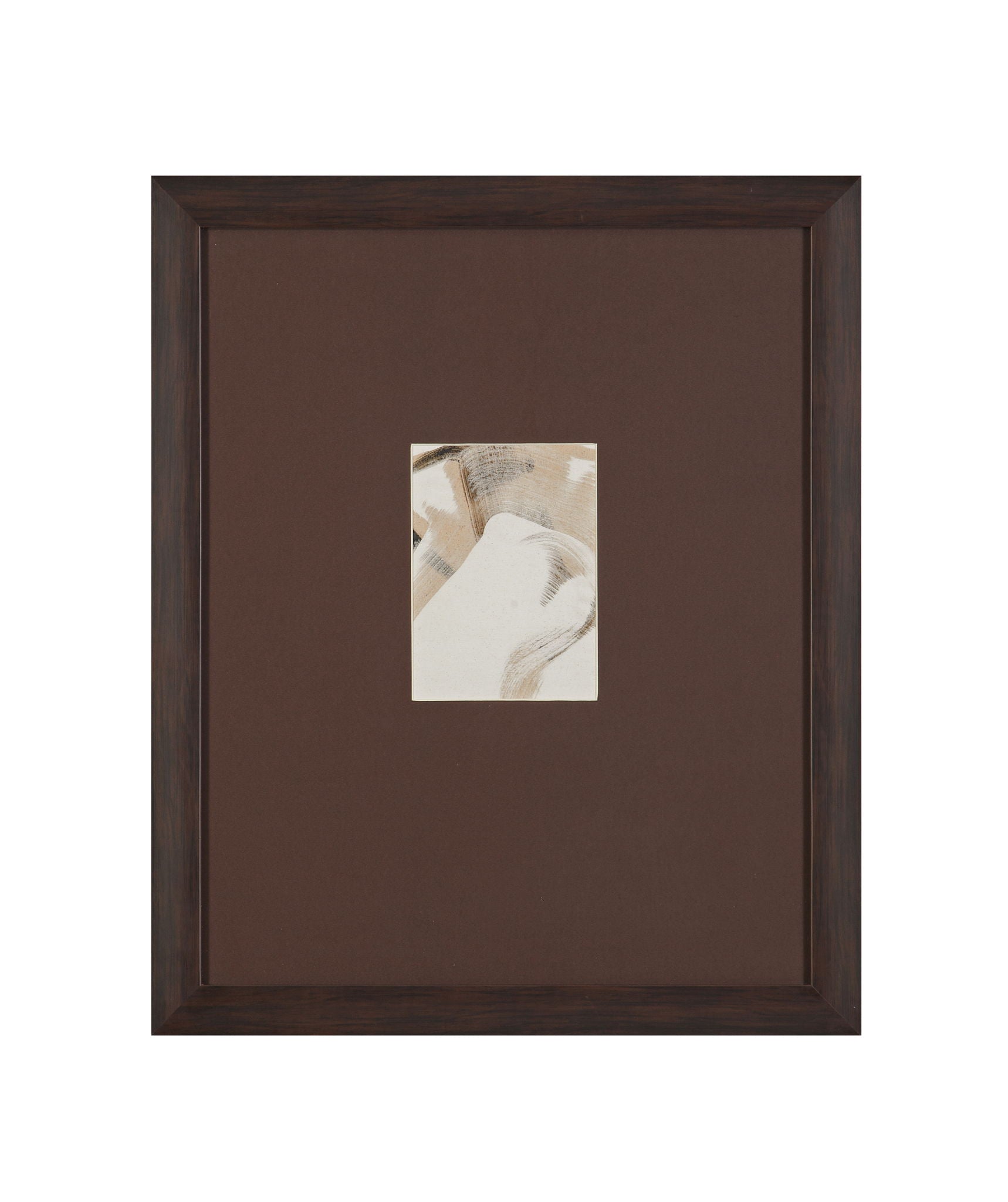 Ndepth - Framed Print - Brown