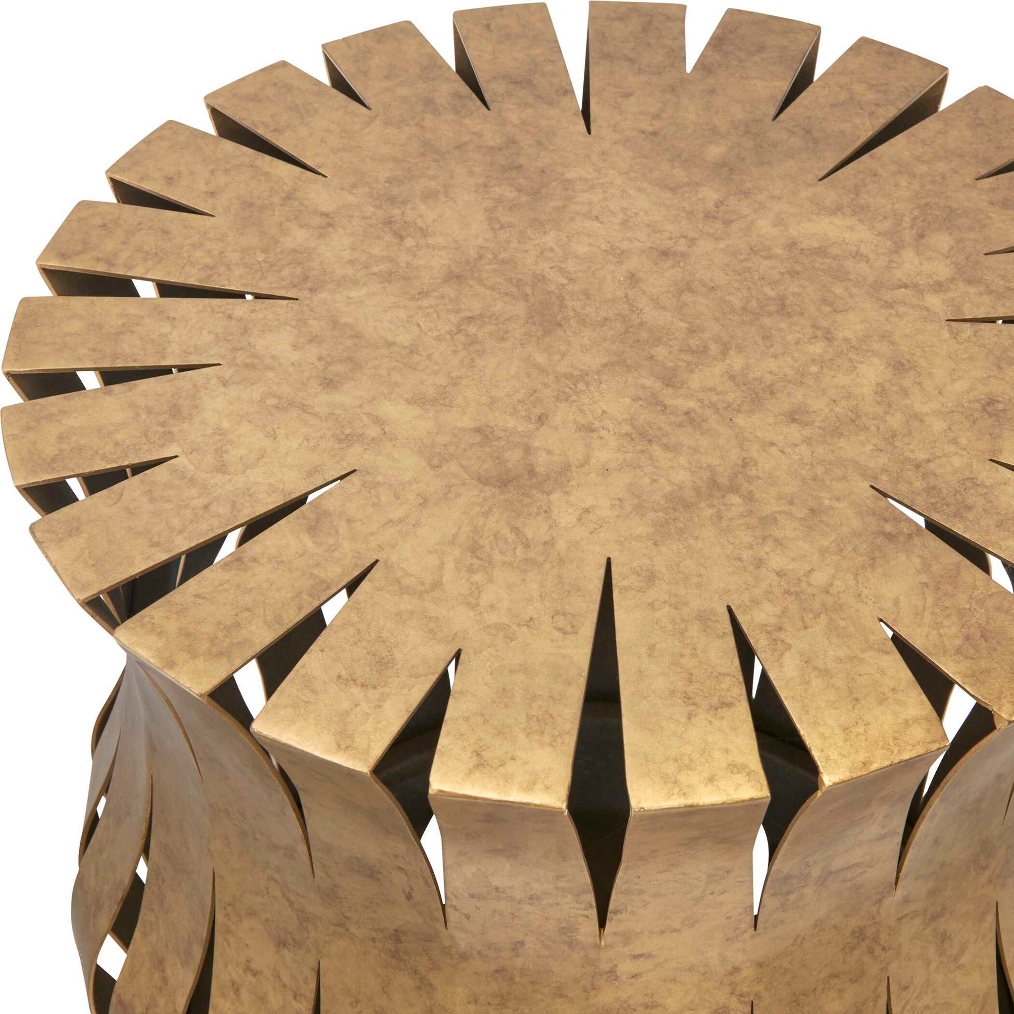 Arida - Accent Table - Aged Gold