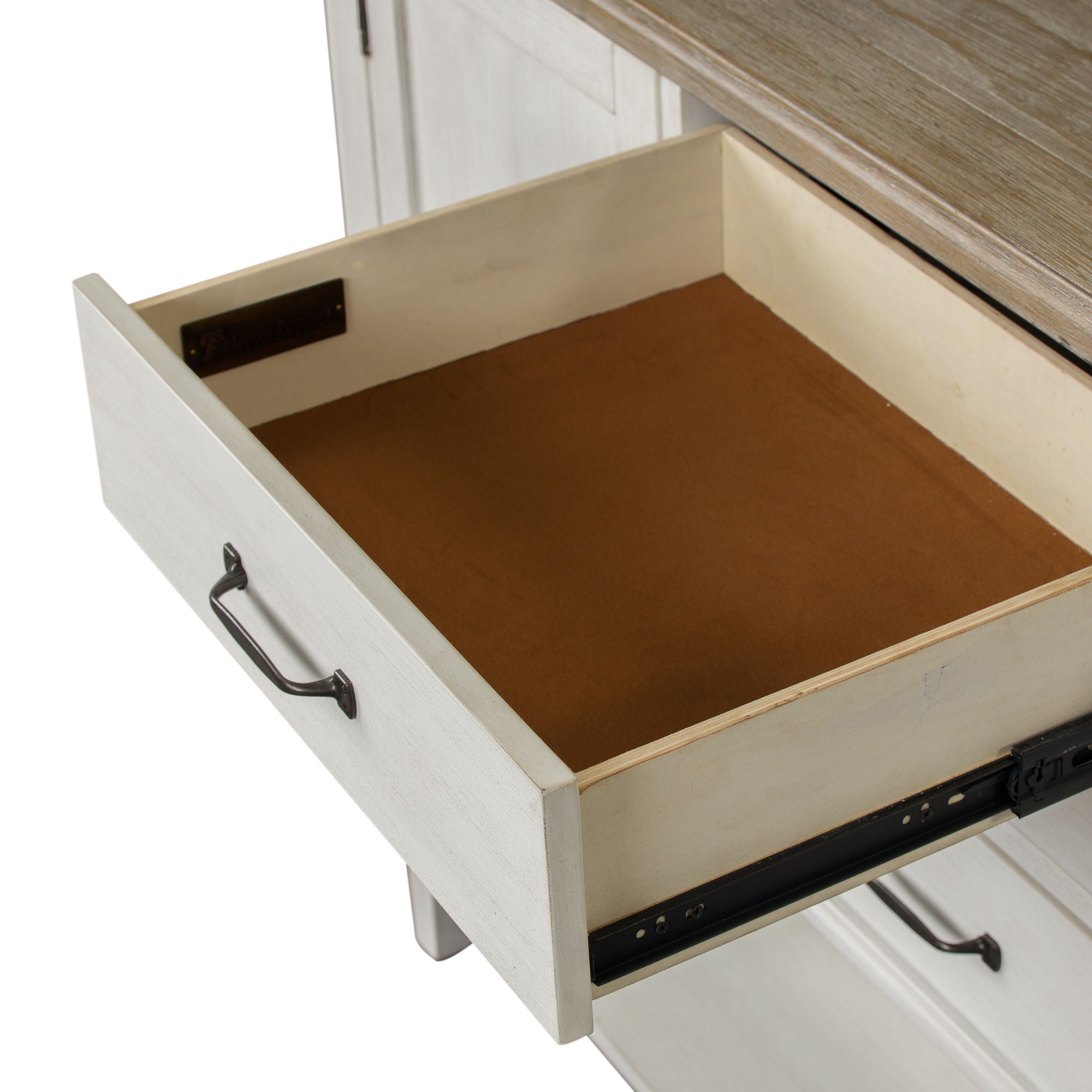 Summerville - Server - Soft White Wash / Wirebrushed Gray