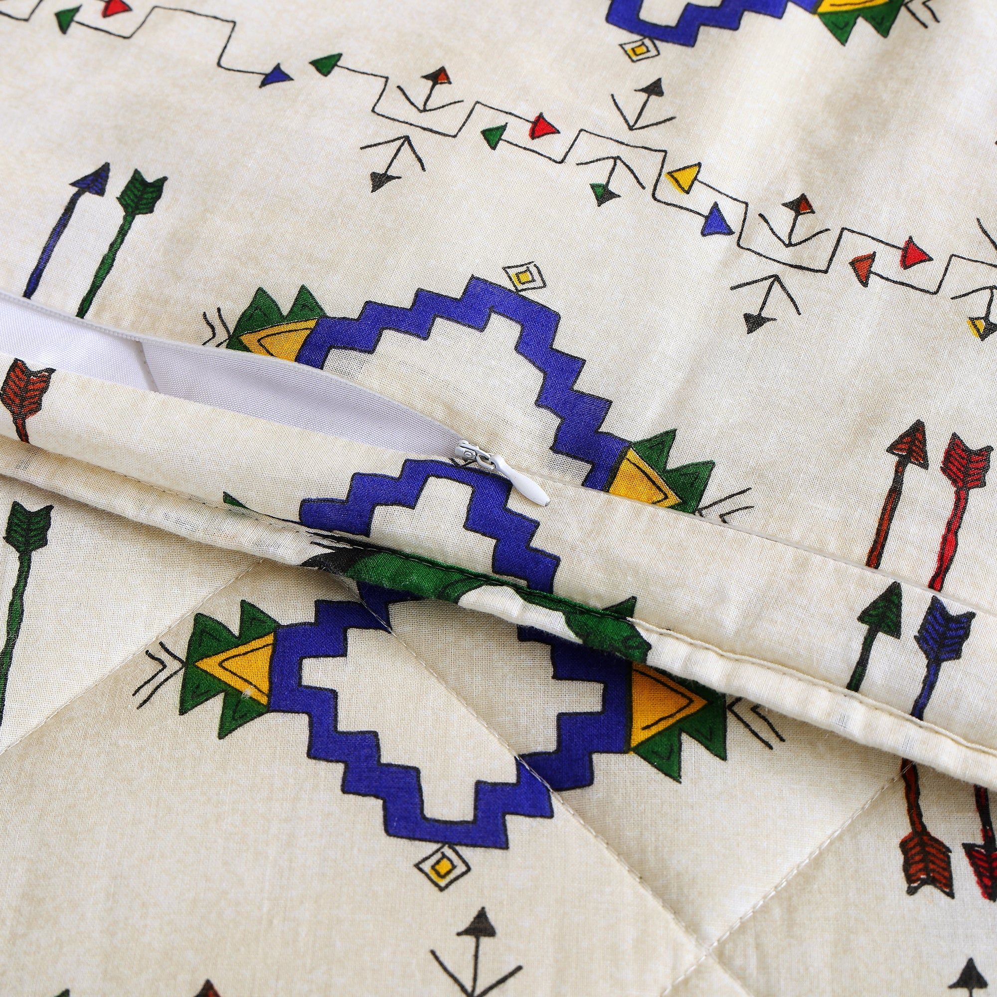 Wild Horses - King Reversible Quilt Set (Set of 3) - Multi Color