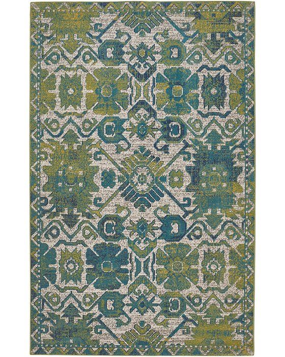 FOSTER Collection - 3758F Green/Beige