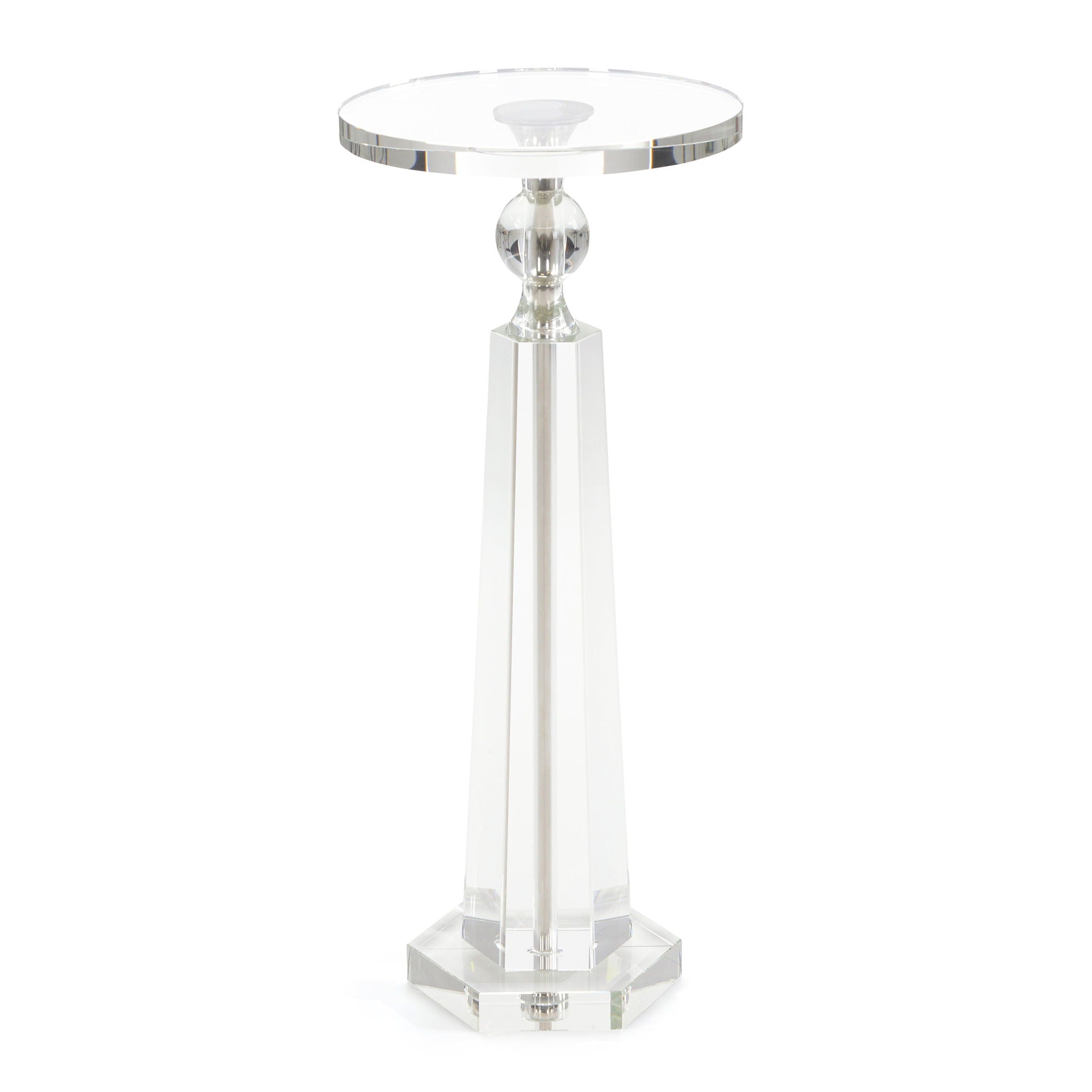 Faceted Crystal Martini Table