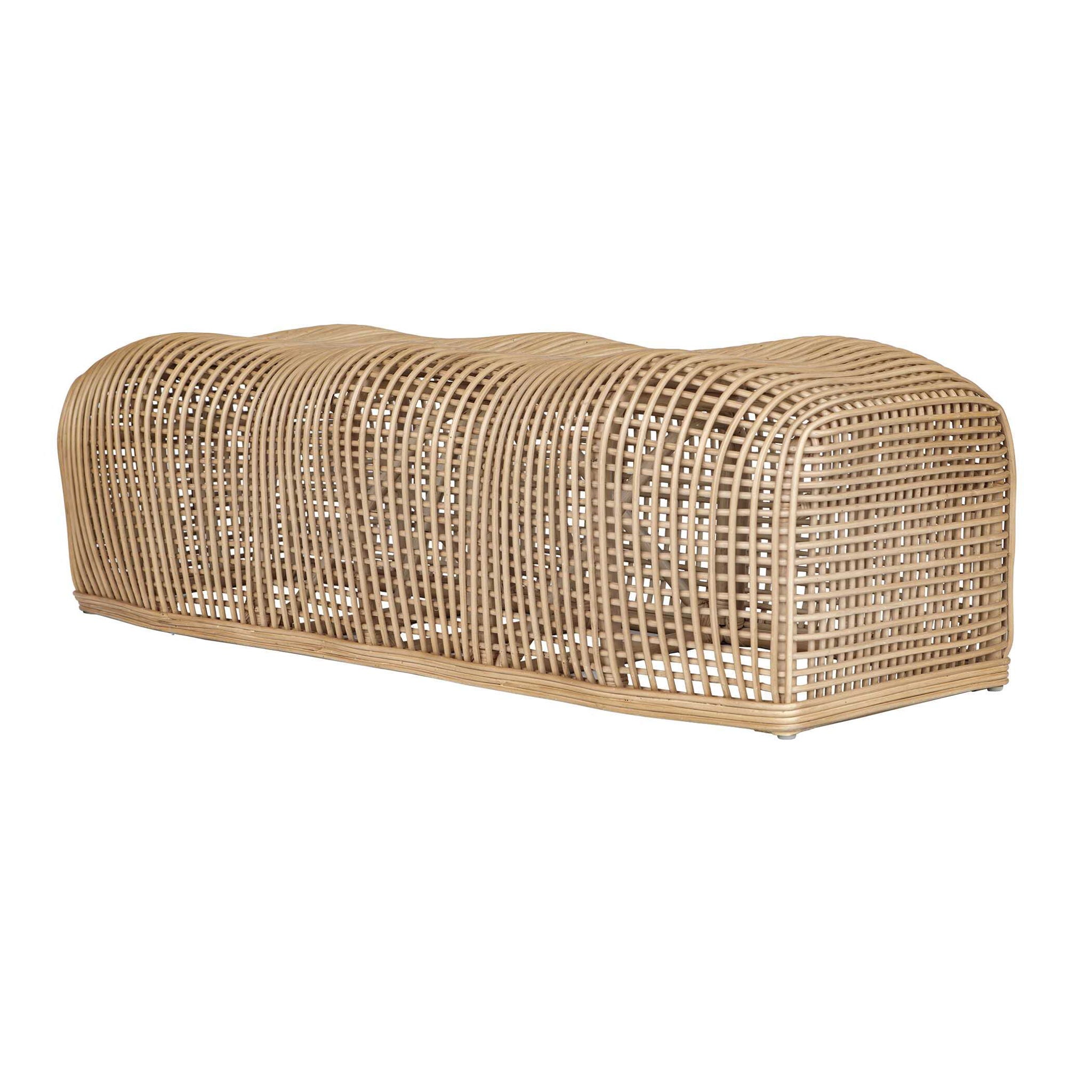 Tino - Rattan Bench - Woodtone