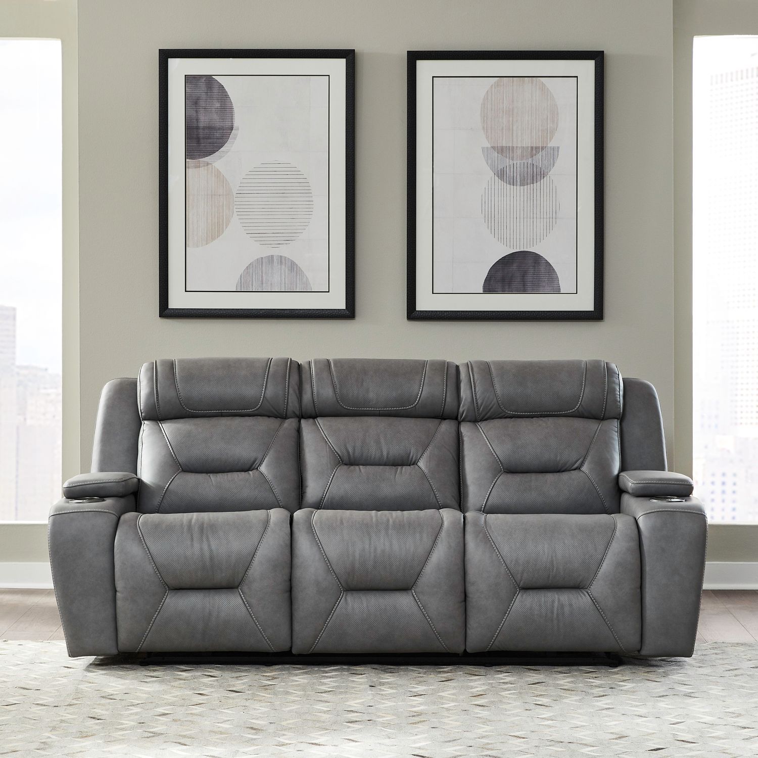 Chapman - Sofa P2 & ZG - Aline Blue Gray