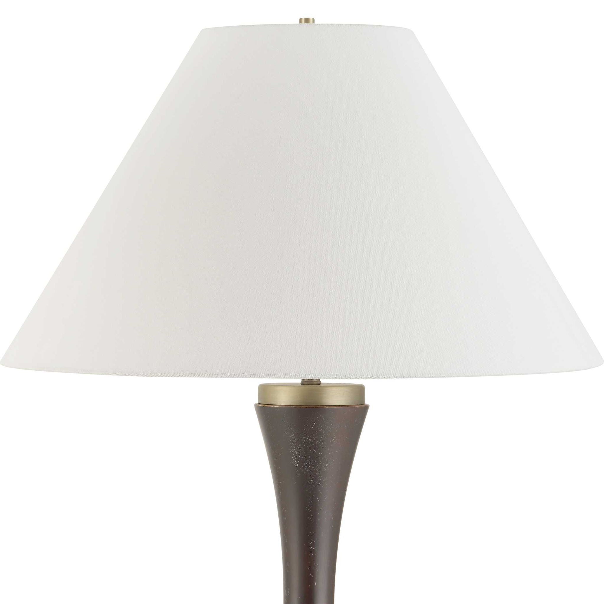 Pravin - Floor Lamp - Dark Wood