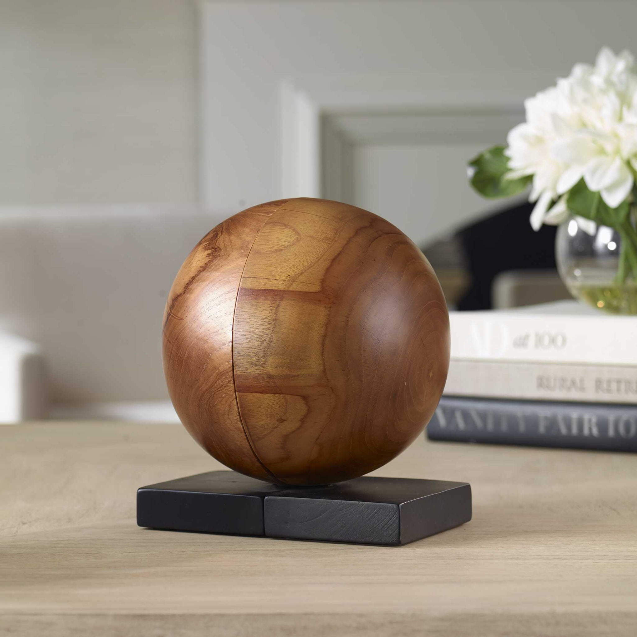 Teak And Noir - Bookends (Set of 2) - Light Brown