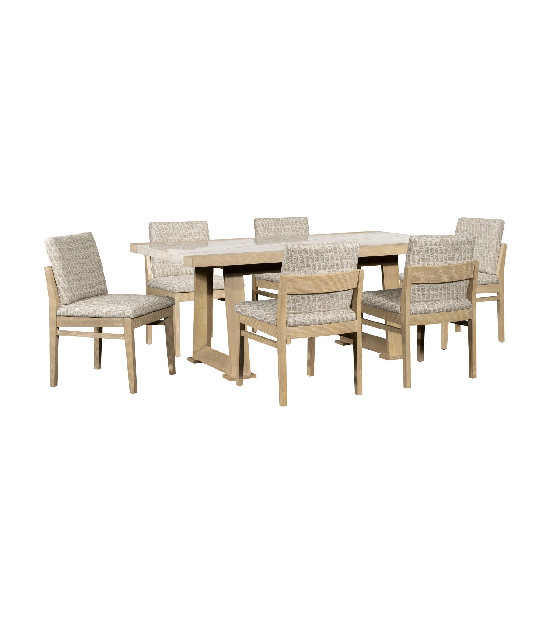 Trifecta - Dining Chair - Driftwood Cerused Oak