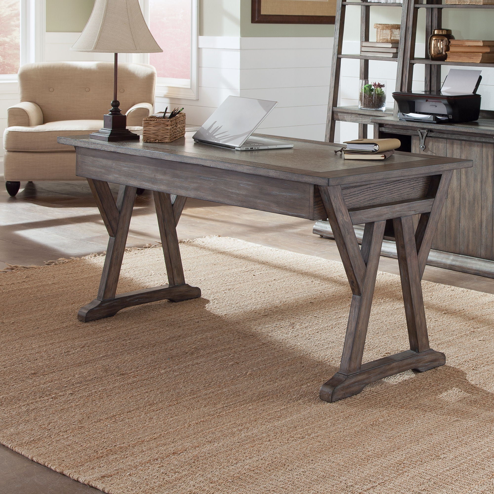 Stone Brook - Laptop Desk - Rustic Saddle