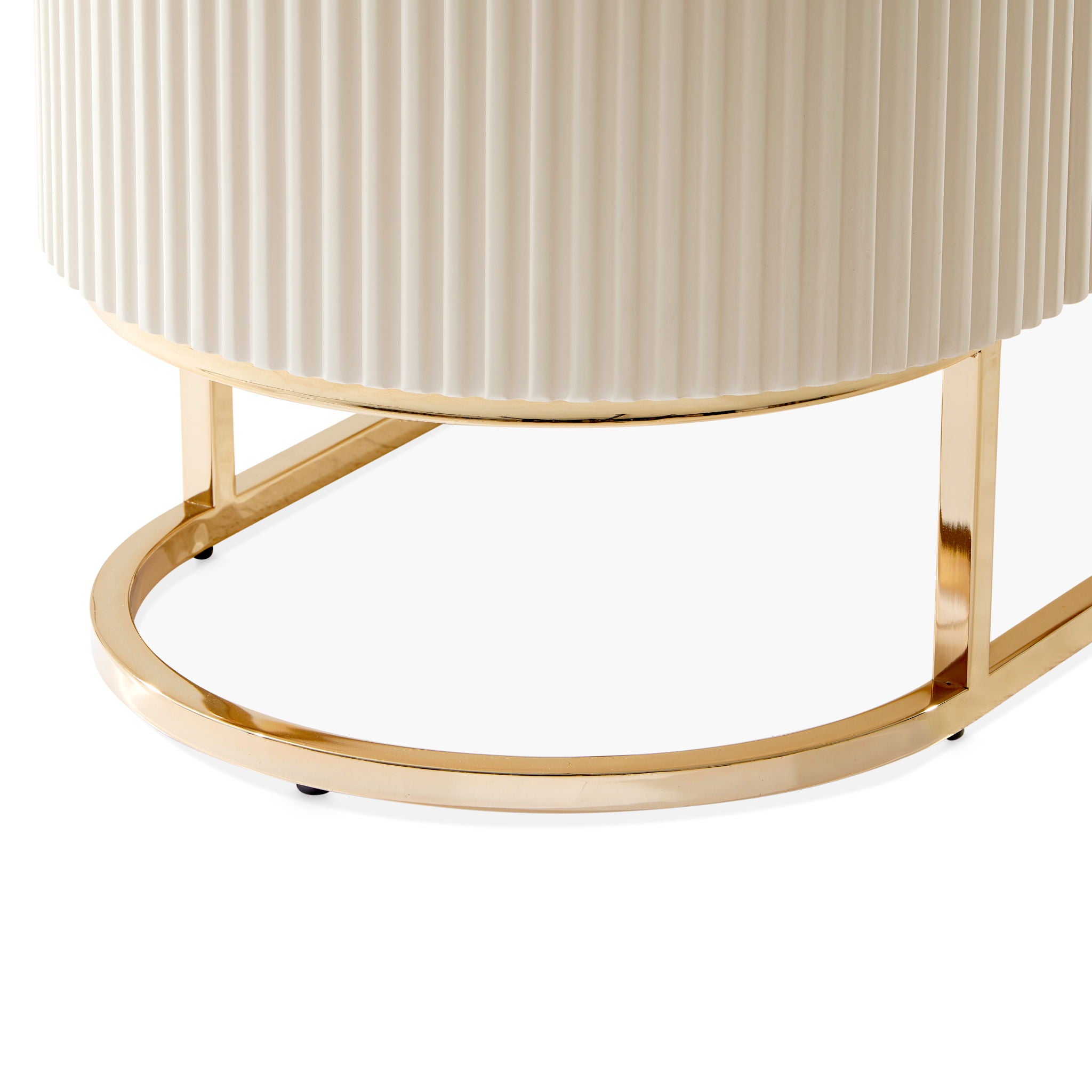Lisbon - Console Table - Silken Matte Cream