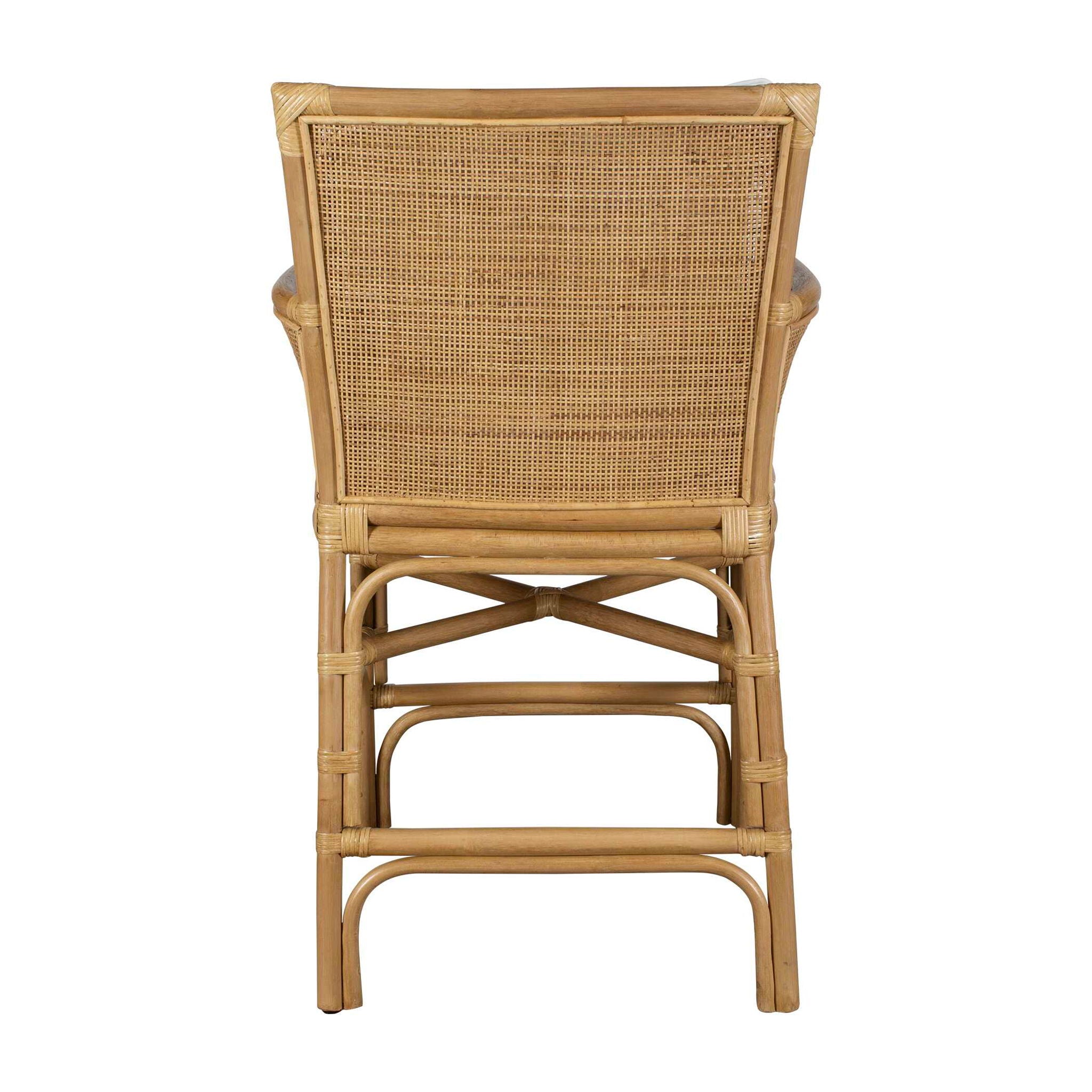 Pacific - Rattan Counter Stool - Brown / White