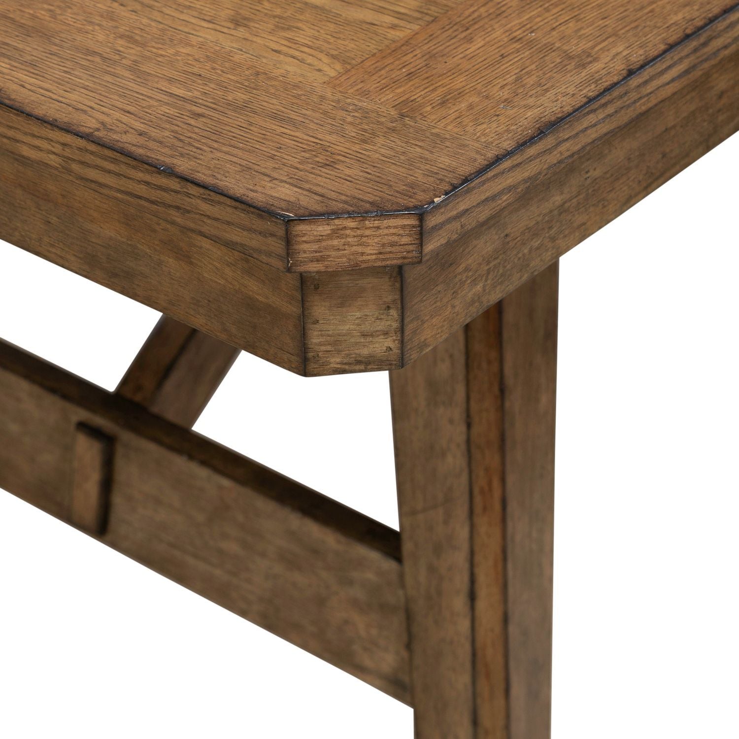 Carolina Park - Trestle Table - Amber Brown
